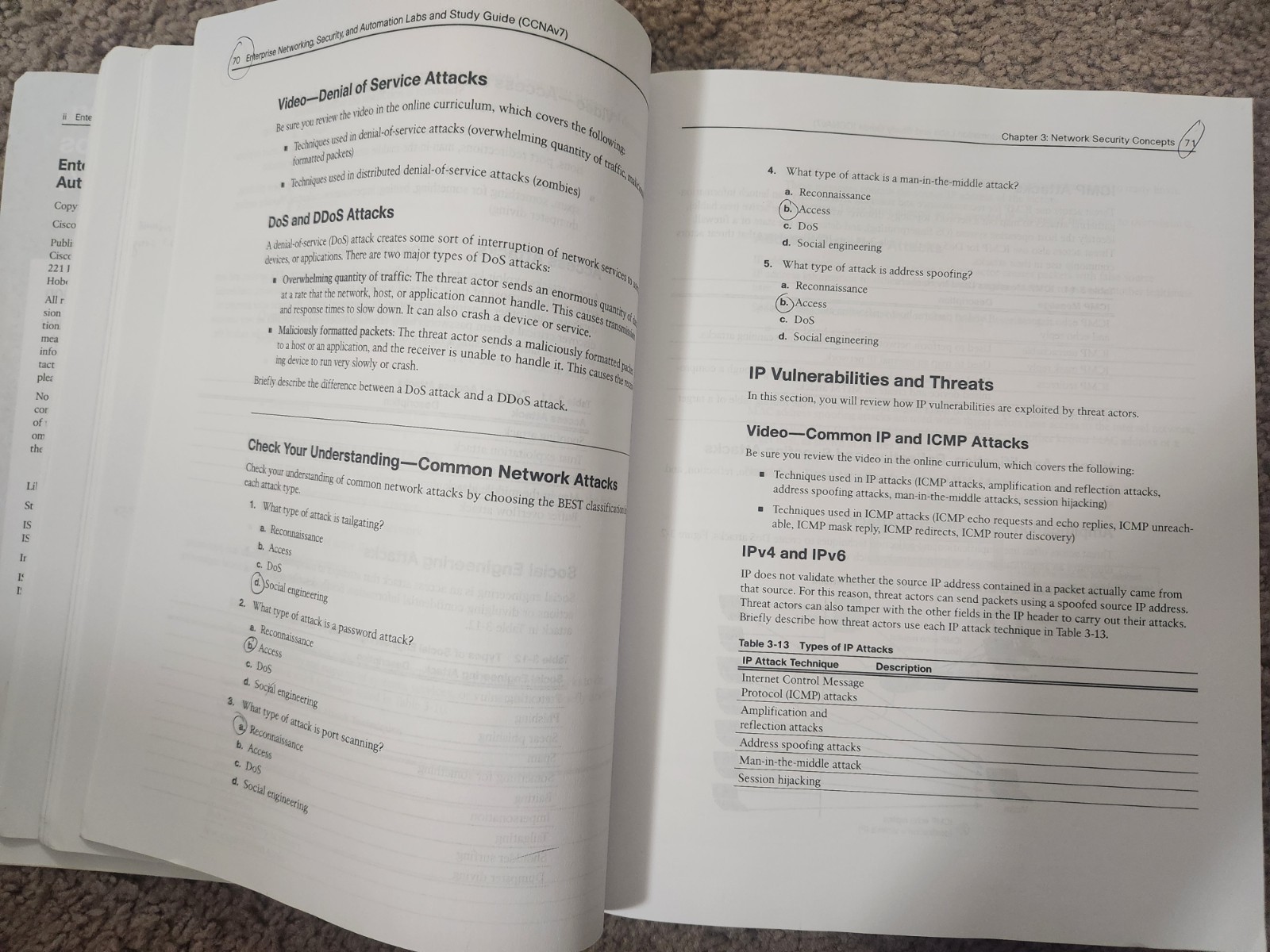 CCNAv7 CISCO Enterprise Networking Security Automation Booklet +Labs Study Guide