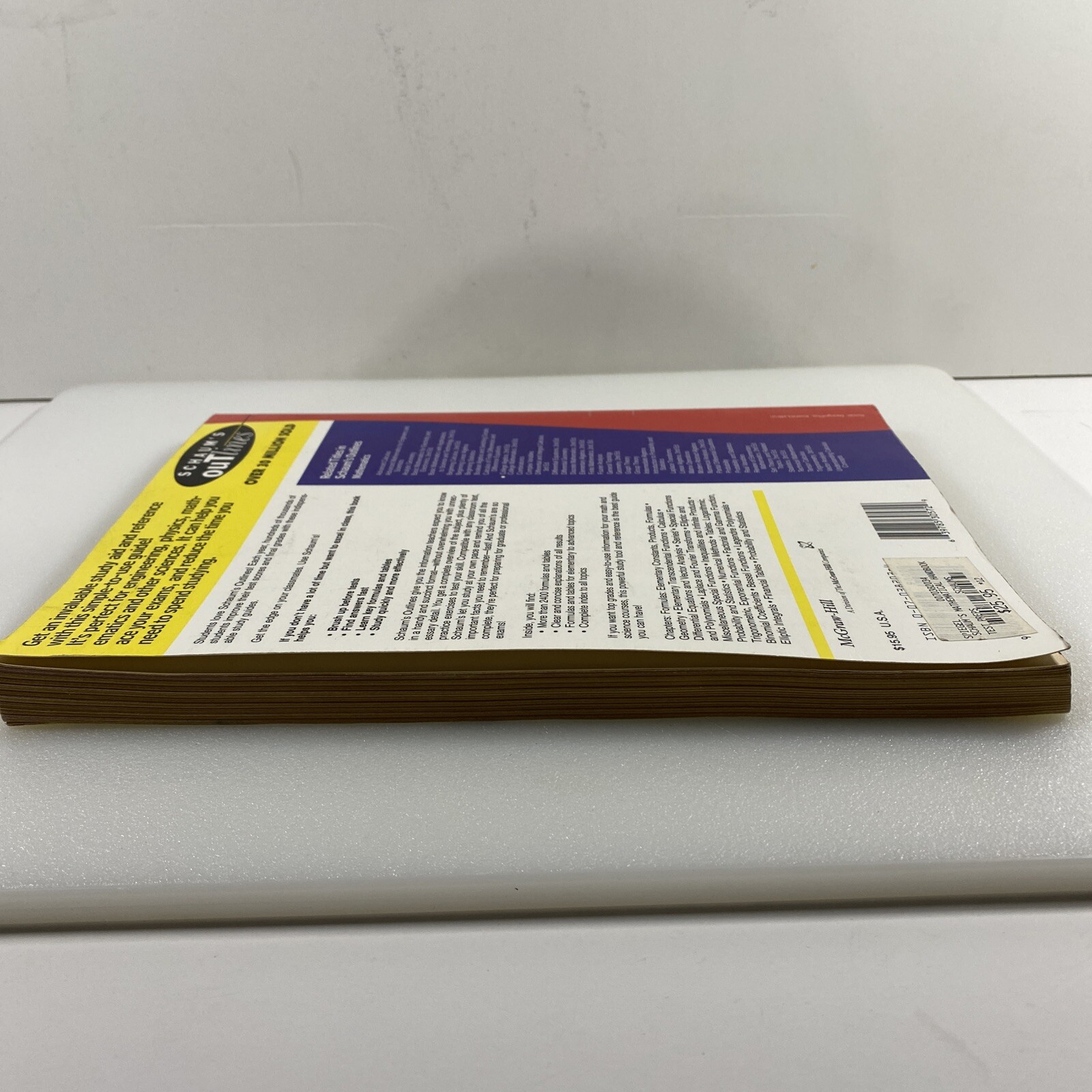 SCHAUM’S MATHEMATICAL HANDBOOK OF FORMULAS AND TABLES Murray R Spiegel John Liu