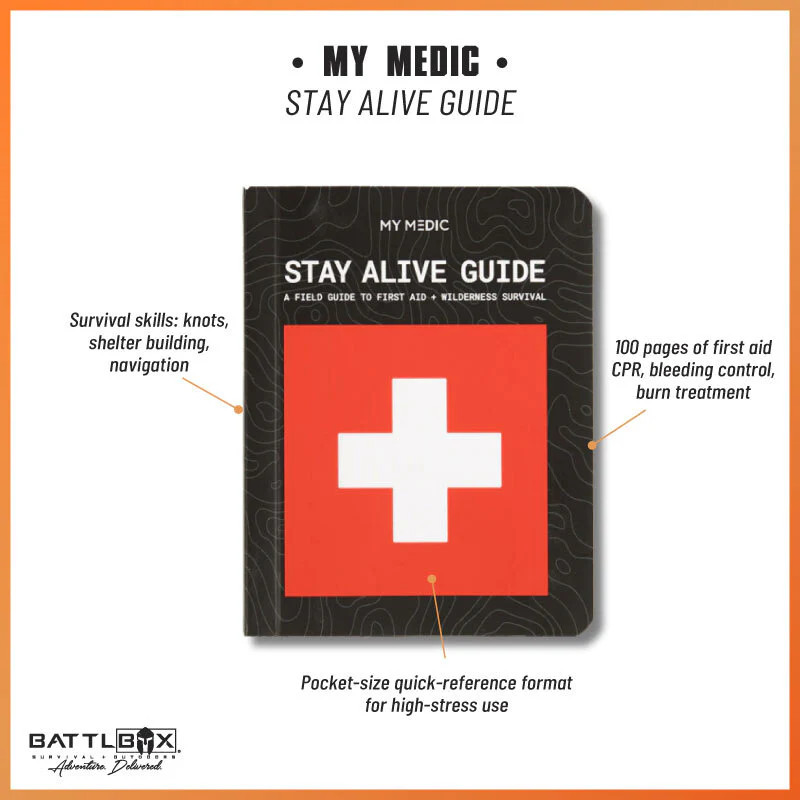 My Medic Stay Alive Guide First Aid Survival Manual 100 Pages Emergency Field