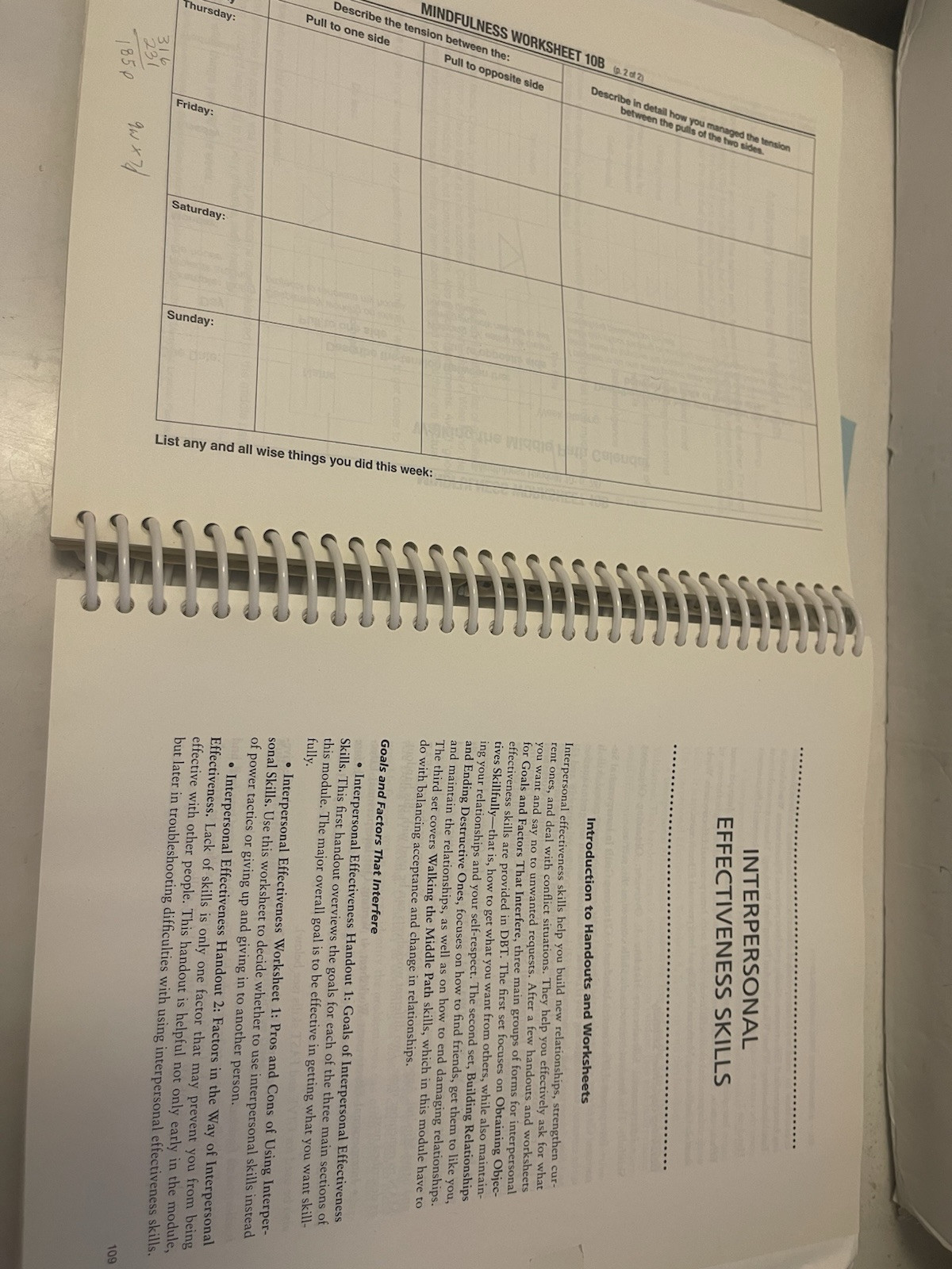 DBT Skills Training Handouts and Worksheets 2014 Spiral Bound Paperback