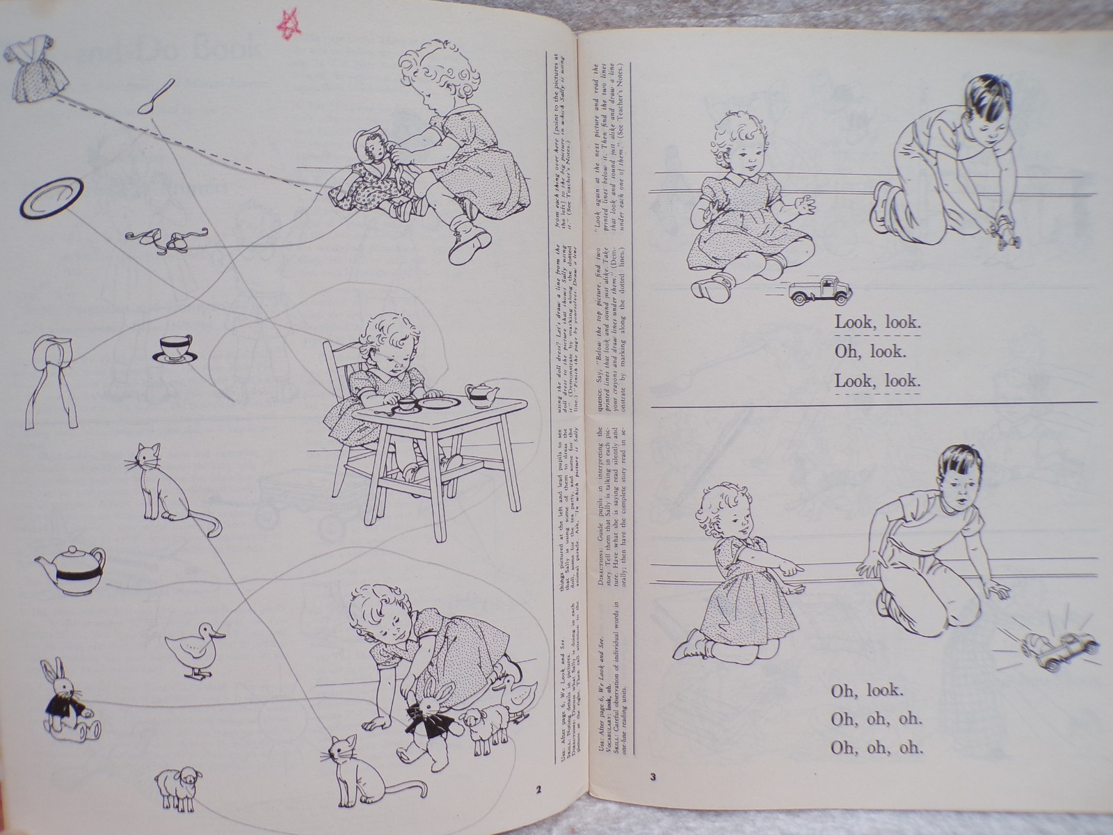 1951 THINK AND DO BOOK BASIC READERS LANGUAGE CURRICULUM 2 SCHOOL TEXT BOOKS
