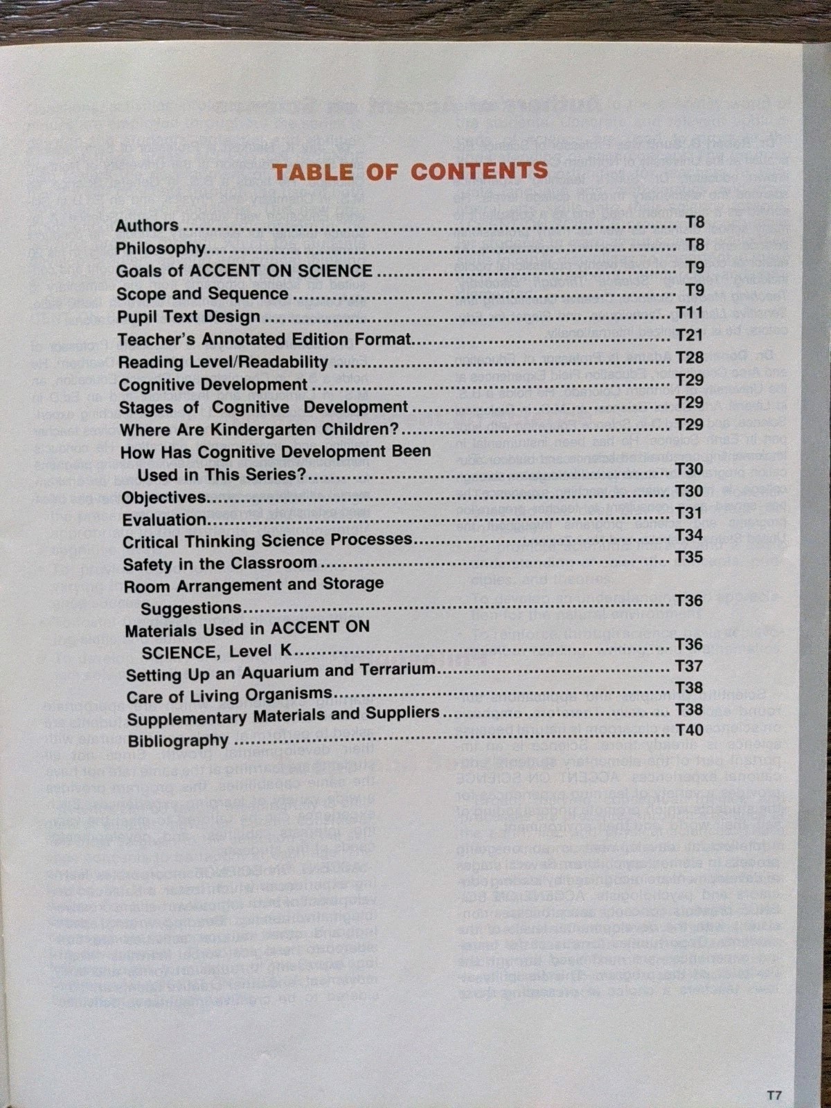 Accent on Science Readiness Book Teacher’s Annotated Charles E. Merrill ED4