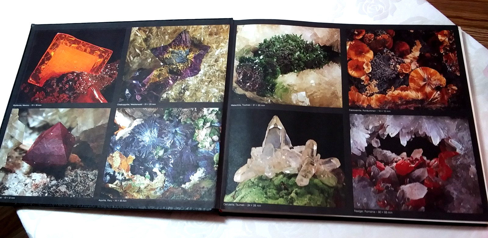 Rock identification book The Magic of Minerals 110 photos color large 196 pgs hb