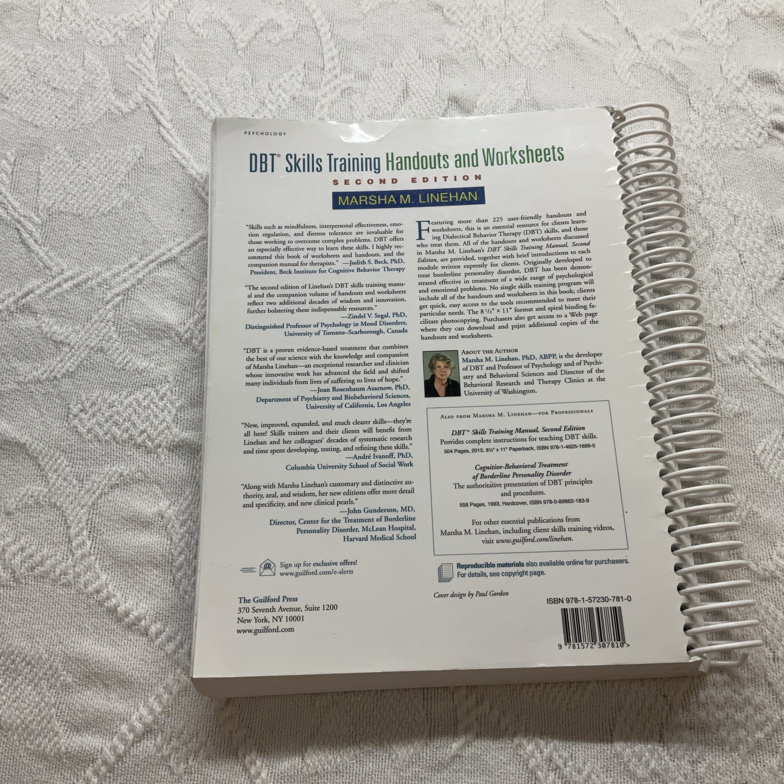DBT Skills Training Handouts and Worksheets, Second Edition Paperback Linehan