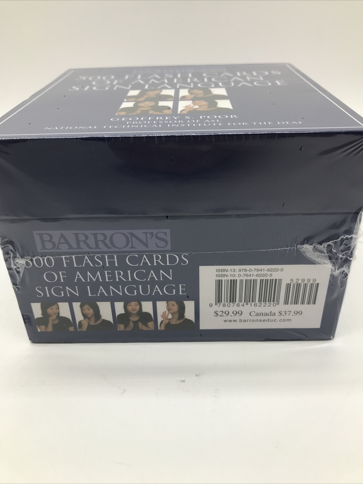 Barron’s 500 Flash Cards of American Sign Language (Cards)-Sealed