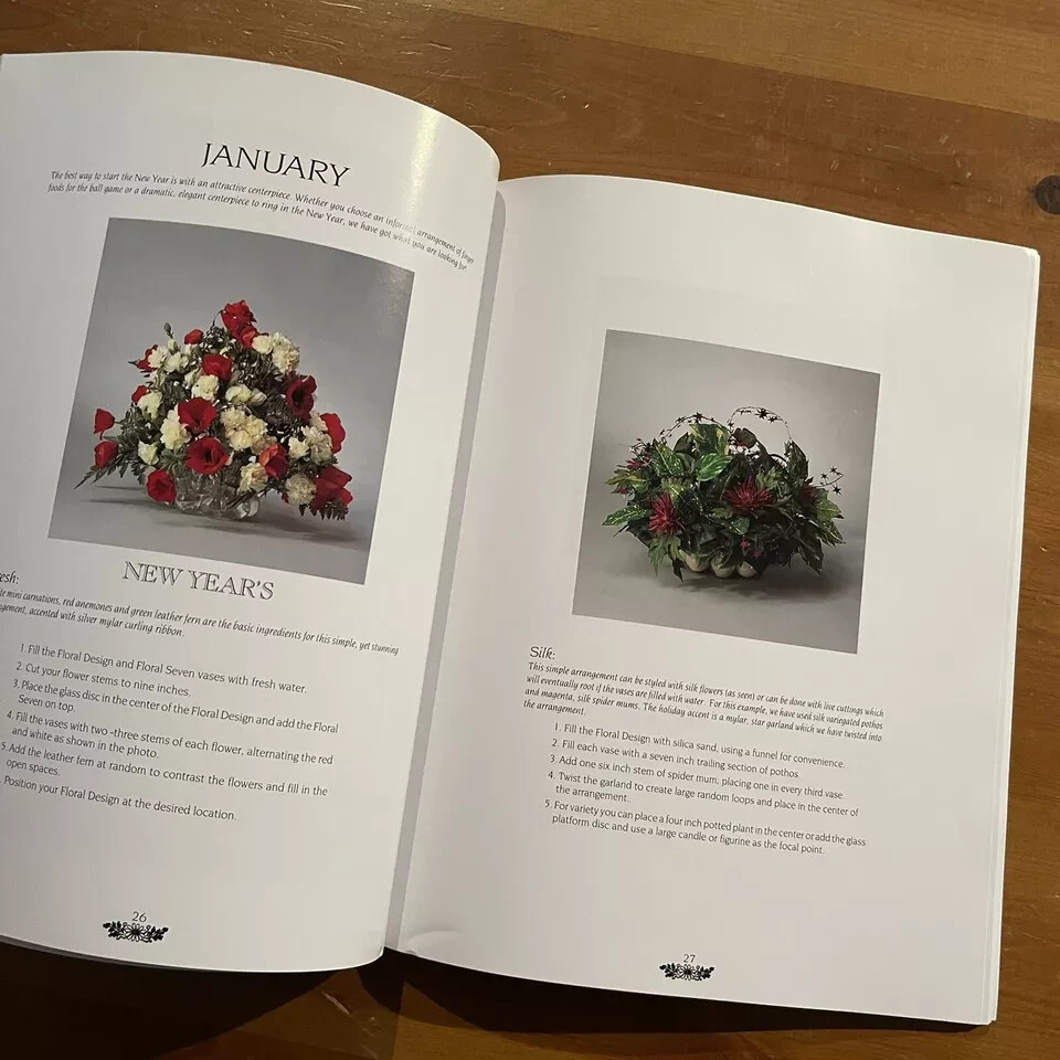 Mastering the Floral Design – Step by Step Guide – 1993 – 80 pages – NEW