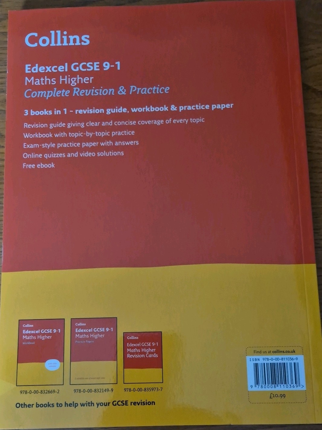 Collins Edexcel GCSE 9-1 Maths Higher