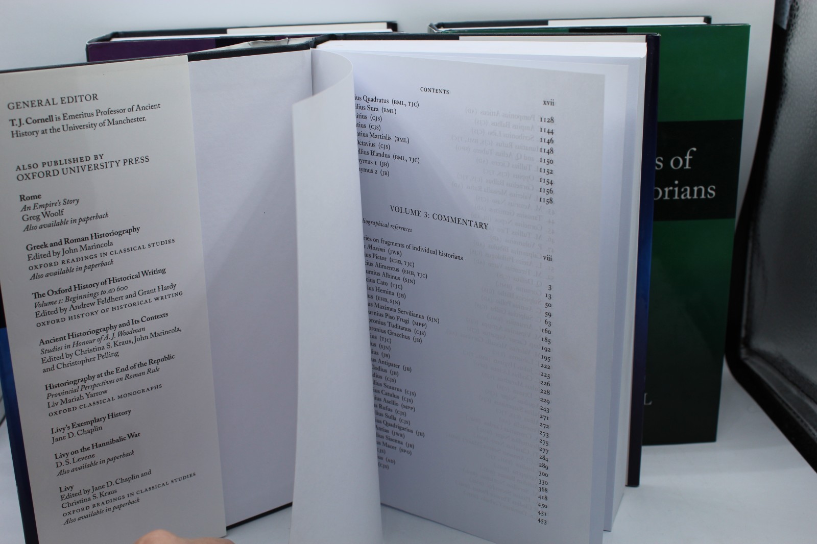 The Fragments of the Roman Historians – 3 Volume Hardcover Book Set Oxford Press