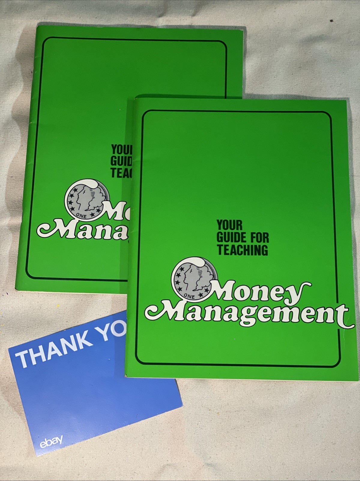 x2 Vintage 1977 Teaching Guide For Money Management By Household International