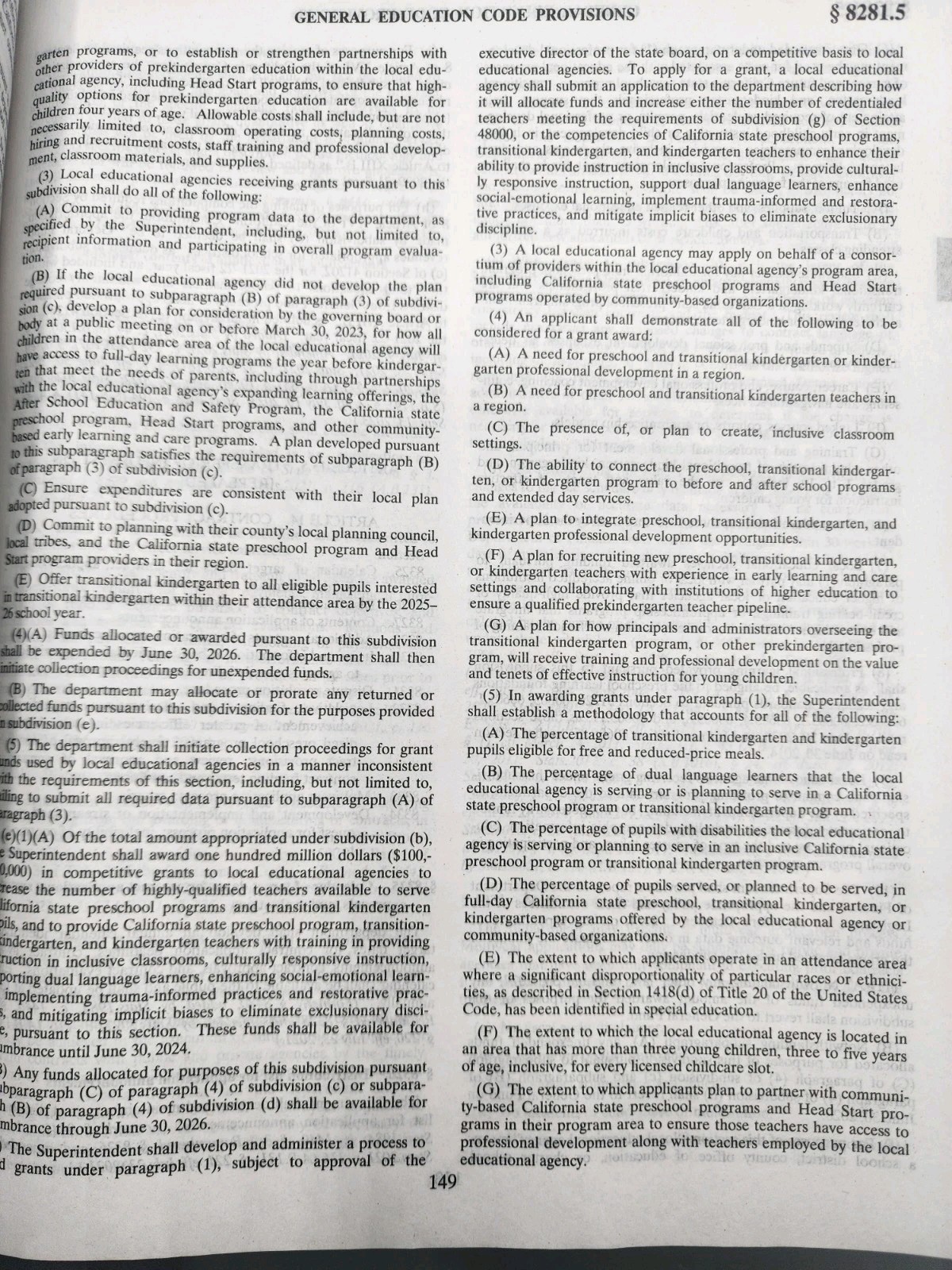 California Education Code Volume 1 and 2 Deskop 2025 Edition