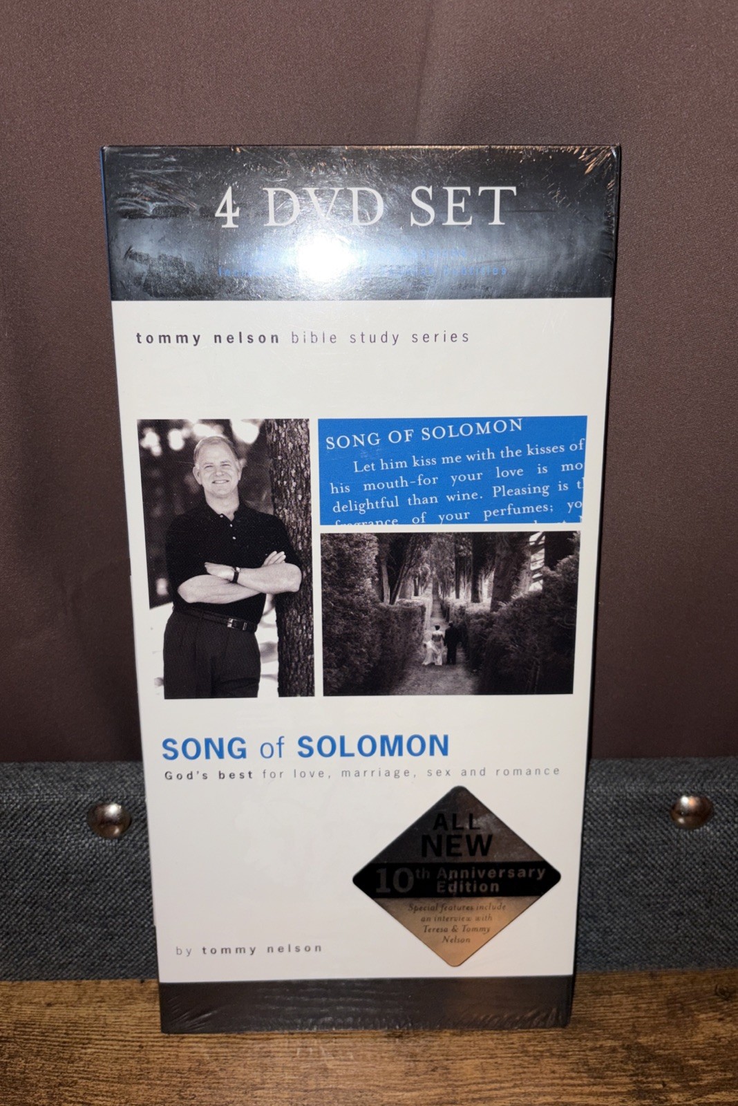 4 DVD Set-Song of Solomon-Tommy Nelson-10th Anniversary Edition-Bible Study-2005