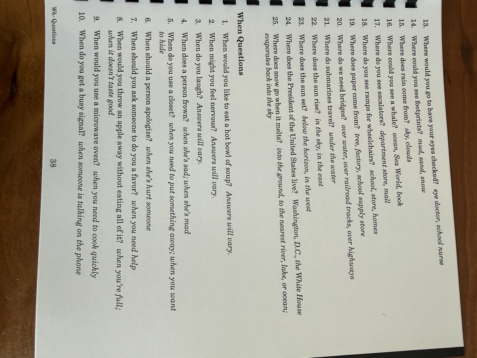 Linguisystems MEER Game Questions 1 & 2 Questions for Expressive Reasoning