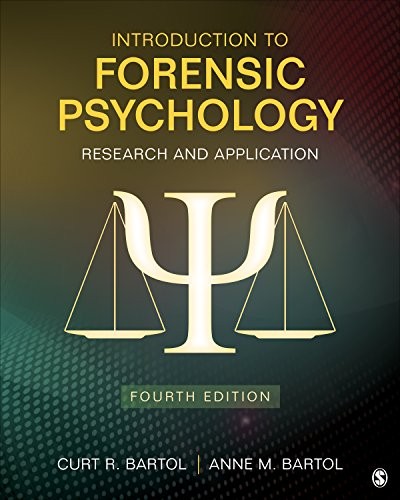 Introduction to Forensic Psychology…, Bartol, Curtis