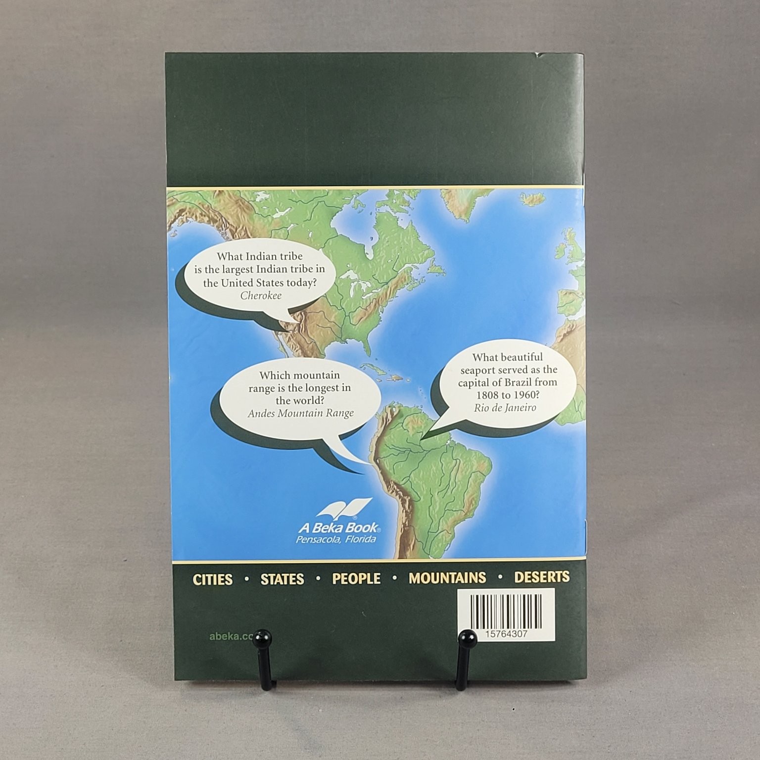 Geography Bowl A Beka Book Textbook Geography Trivia Softcover Illustrated