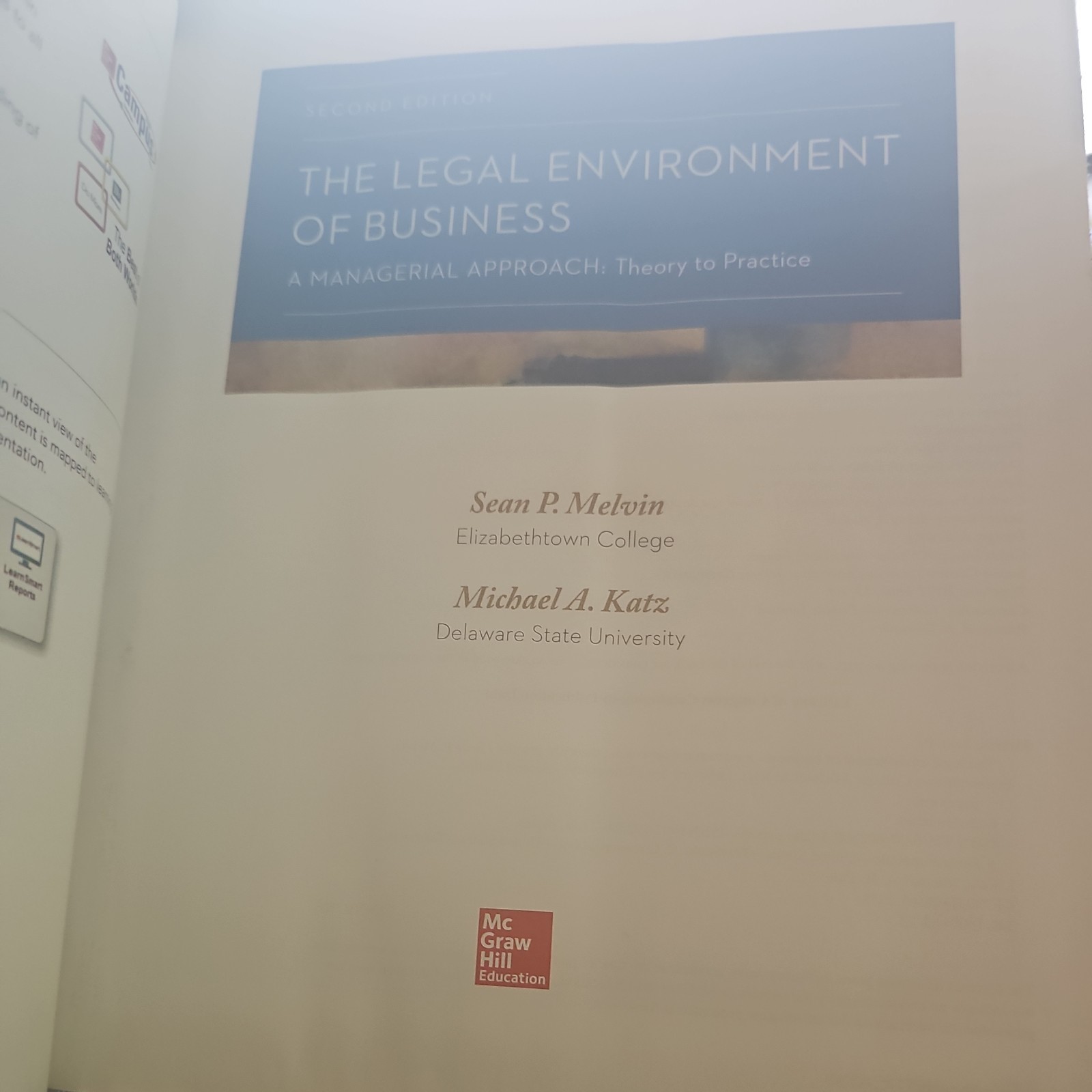 Legal Environment of Business: a Managerial Approach: Theory to Practice by Sean