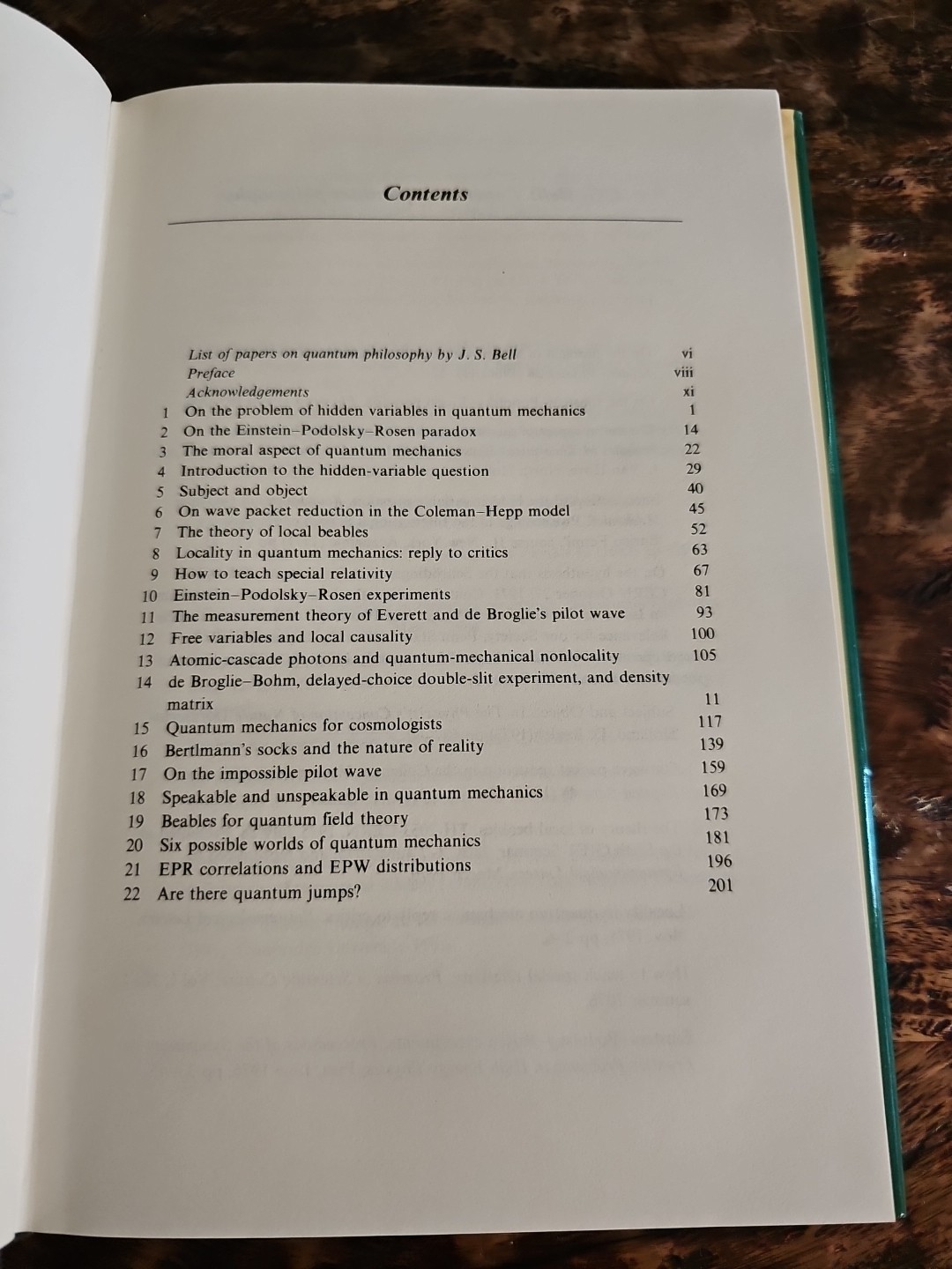 Speakable & Unspeakable in Quantum Mechanics J.S. Bell 1987 First Ed HC DJ
