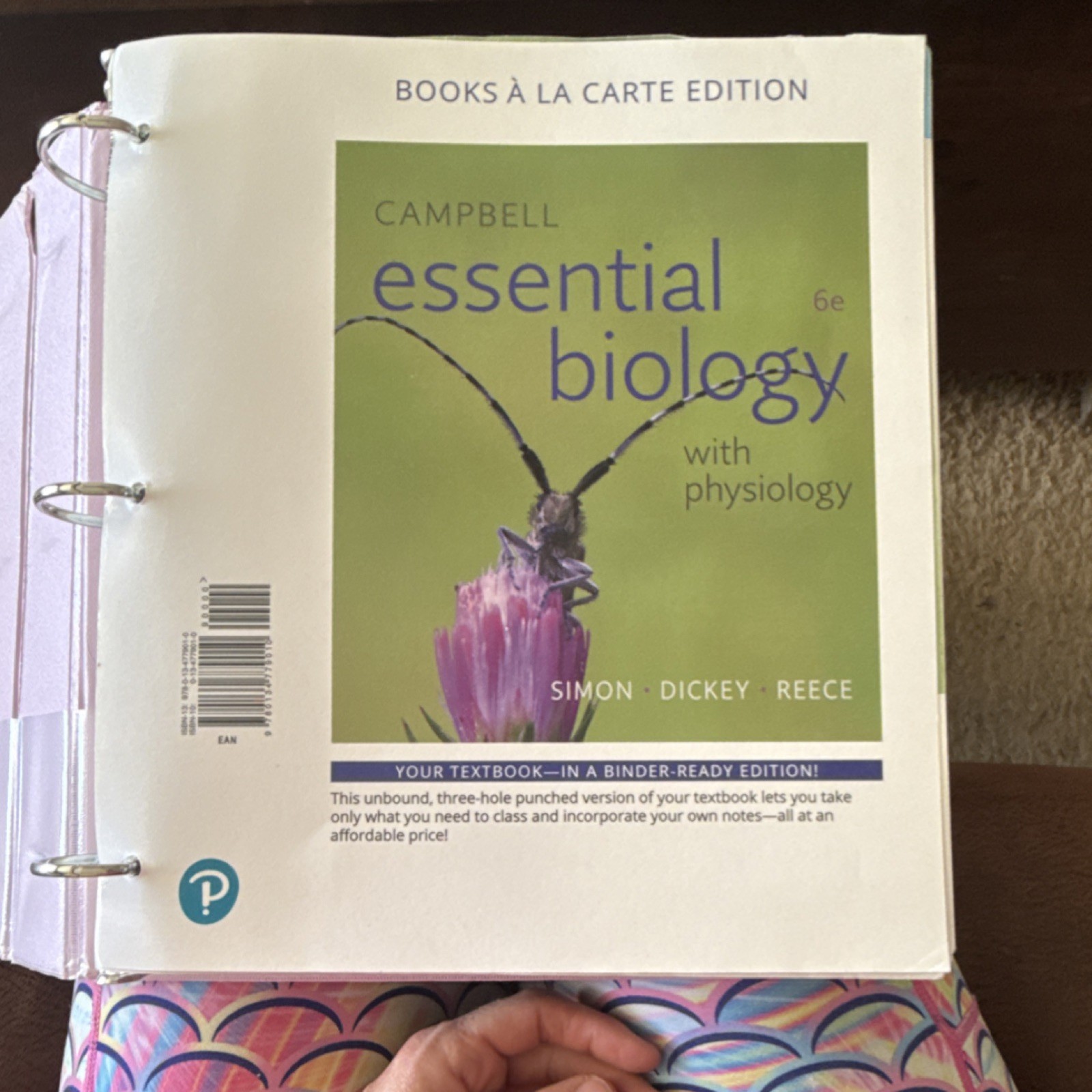 Campbell Essential Biology with Physiology 6th Books a La Carte Pearson