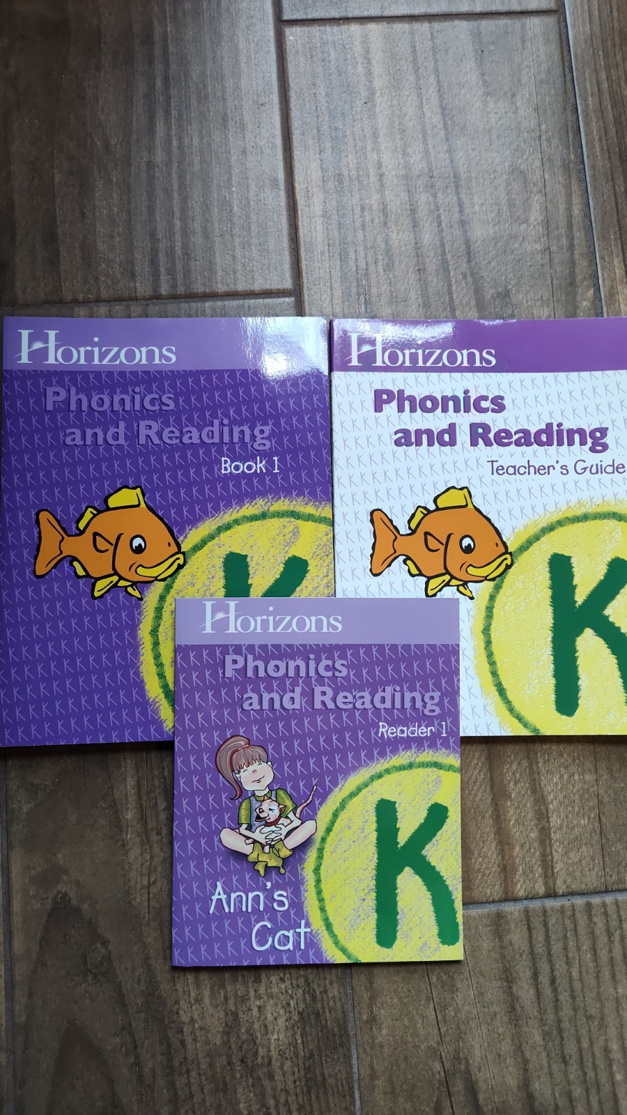 Horizons Phonics & Reading Book 1, Teacher Guide And Unused Student Book Grade K