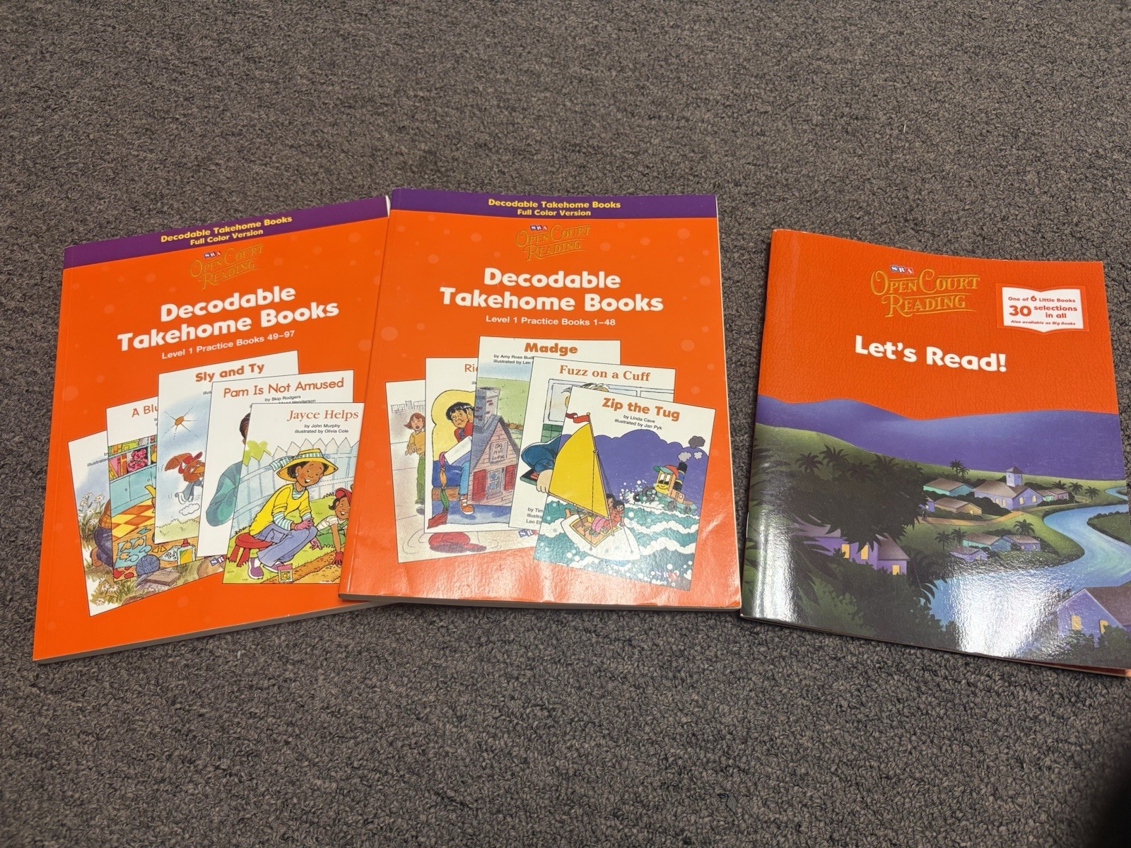 SRA Open Court Reading Level 1 Teacher Lot Masters, Annotated, Transparencies