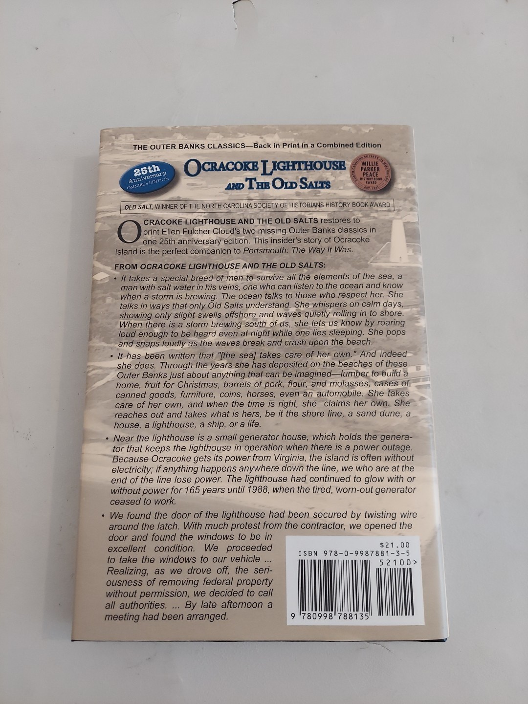 OCRACOKE LIGHTHOUSE & The Old Salts Ellen Fulcher Cloud Book 25th Anniv Omnibus