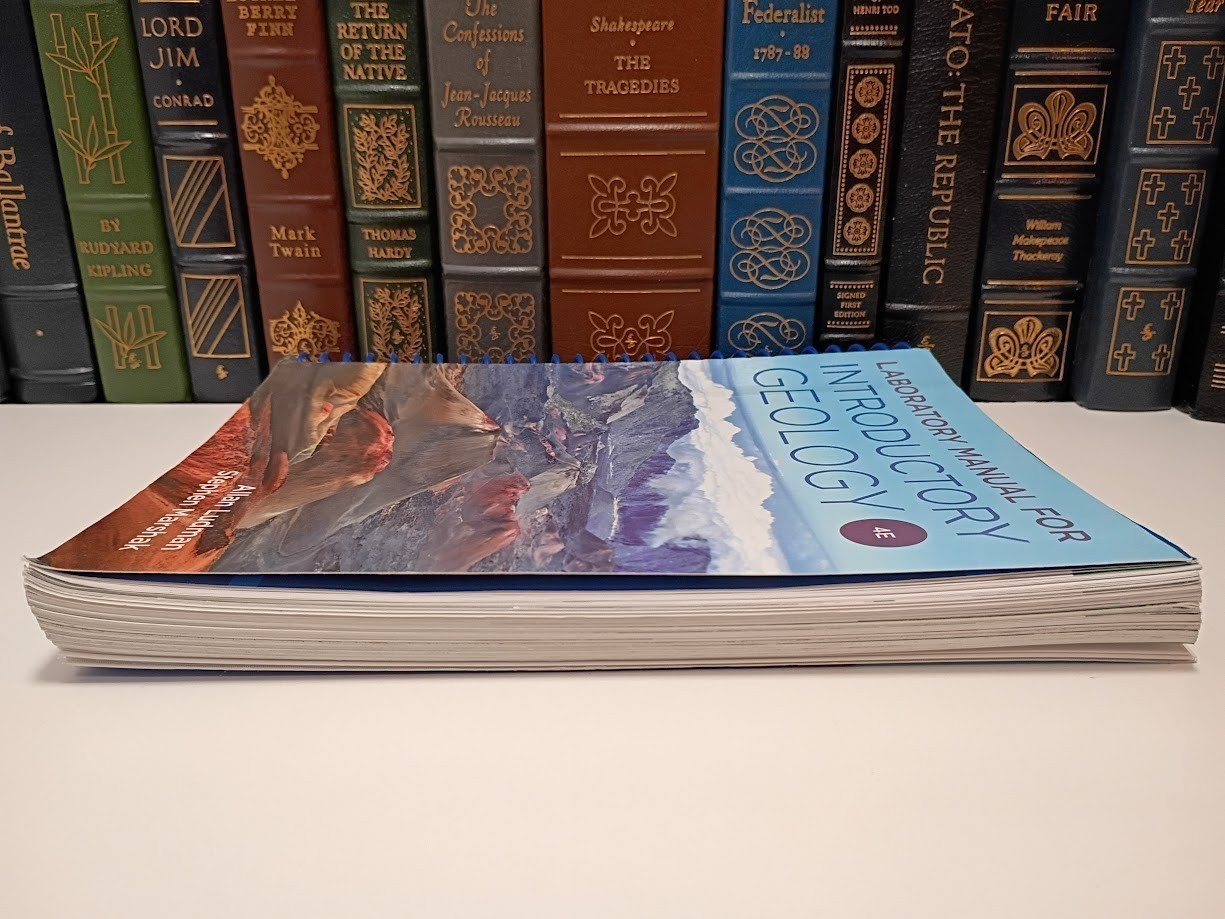 Laboratory Manual for Introductory Geology 4th Edition Ludman Marshak VG+
