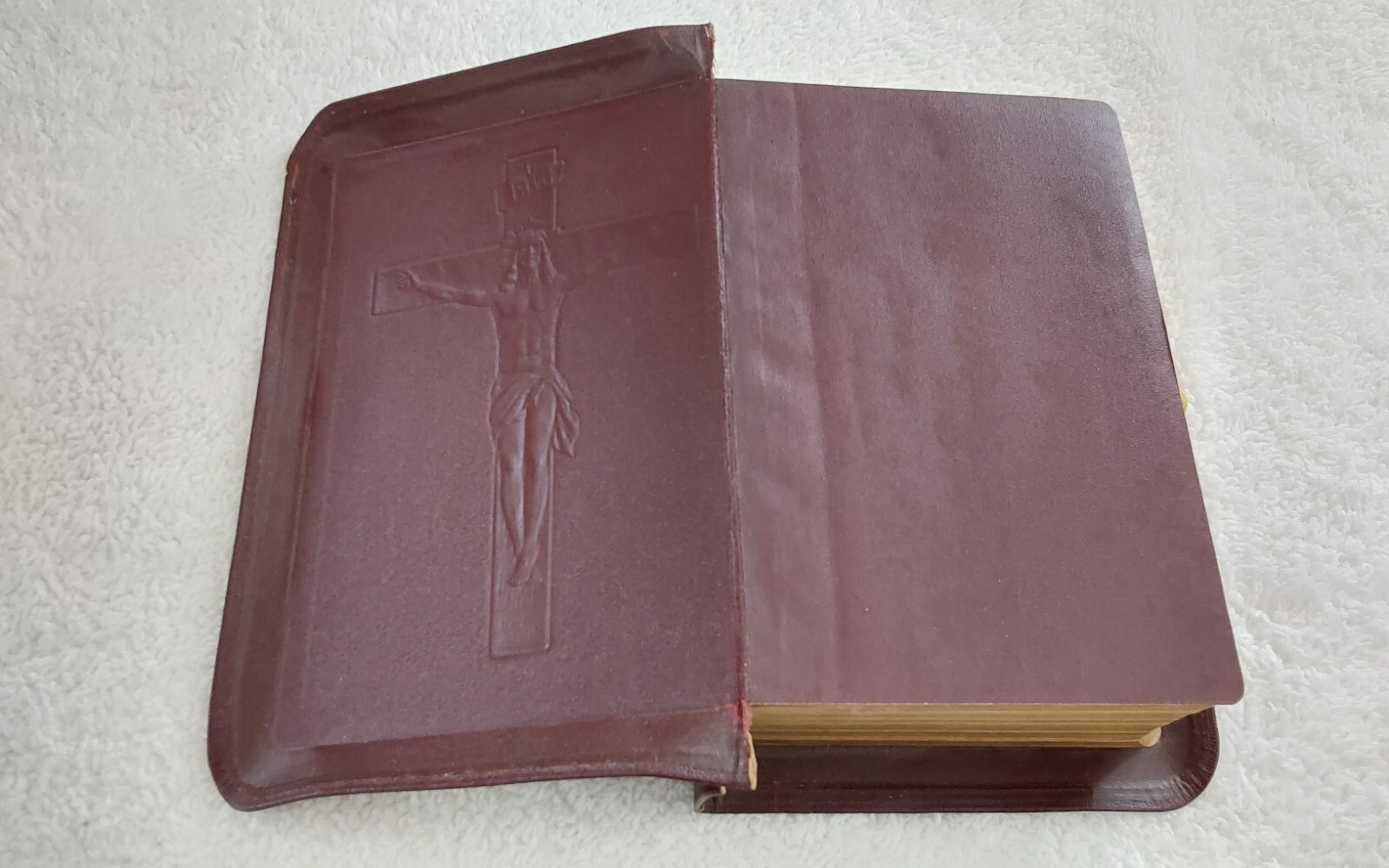 Vtge. 1955 Holy Bible Holy Trinity Edition Of Catholic Bible Archbishop Book