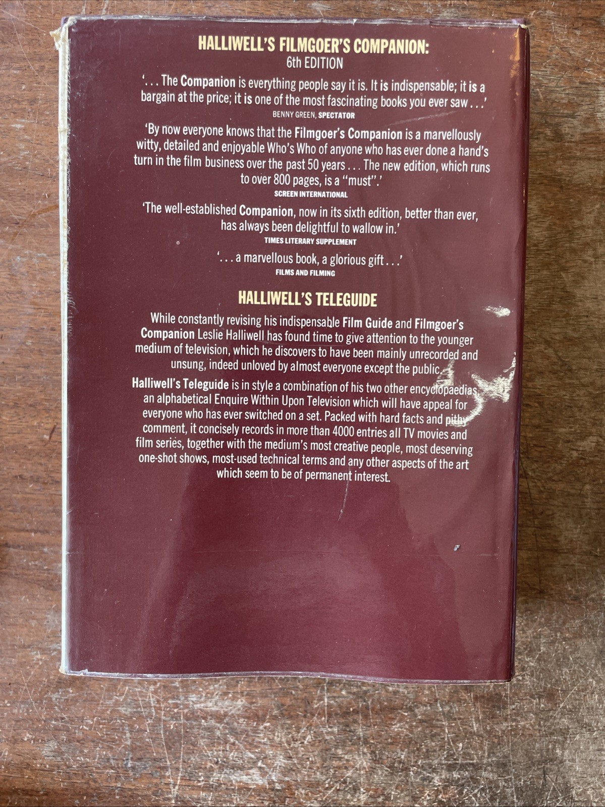 Halliwell’s Film Guide – Second Edition by Leslie Halliwell 1979 Reprint