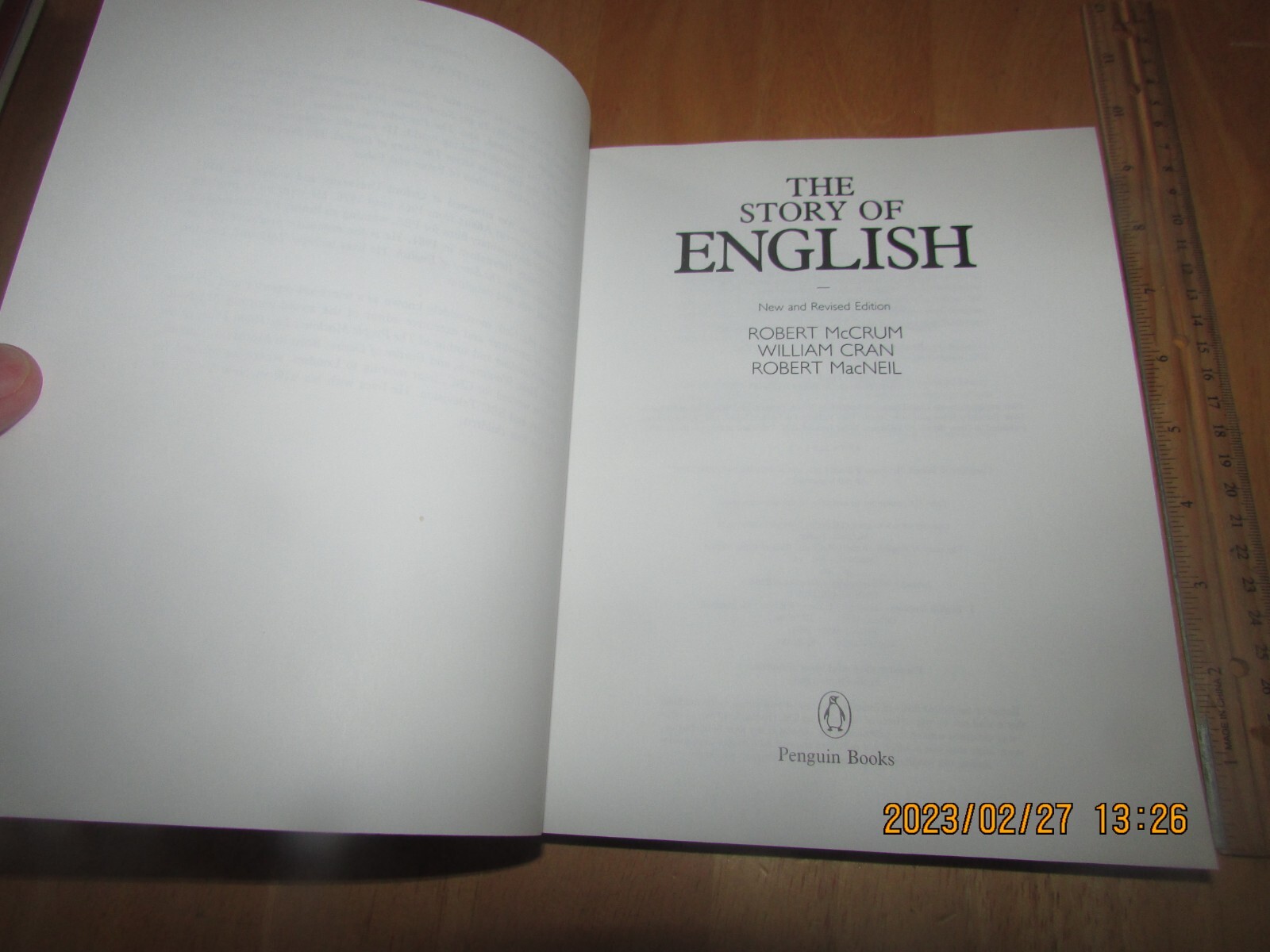 The Story of English by William Cran, Robert McCrum and Robert MacNeil (1993, Tr