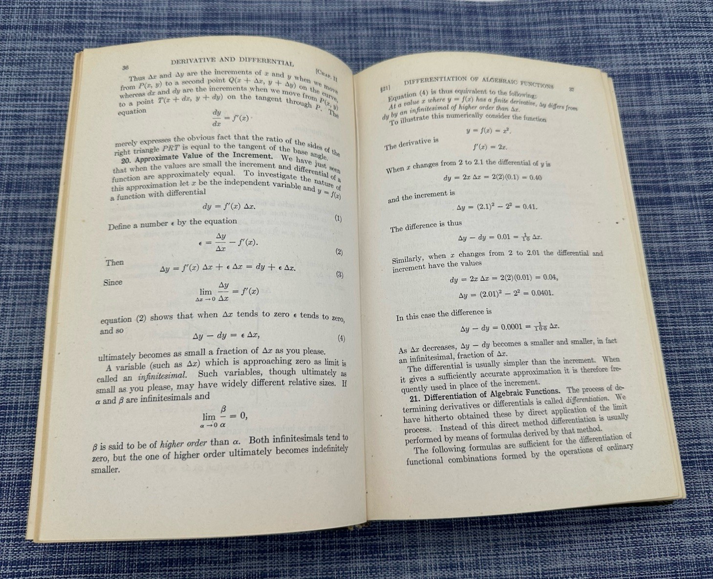 Analytic Geometry and Calculus H.B Phillips Second Edition 1947 – John Wiley
