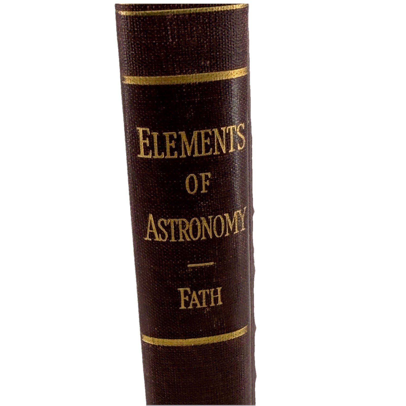 Vtg 1928 ELEMENTS OF ASTRONOMY Hardcover Book, Edward Fath Fourth Edition