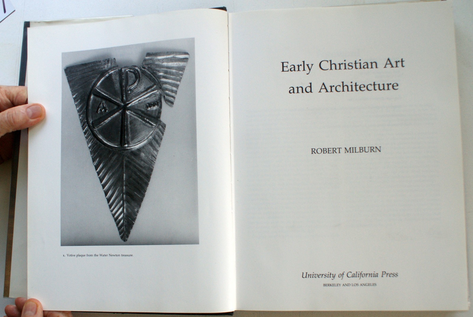 EARLY CHRISTIAN ART AND ARCHITECTURE R. Milburn 1st Ed 1st Pr 1988 HC DJ [440]