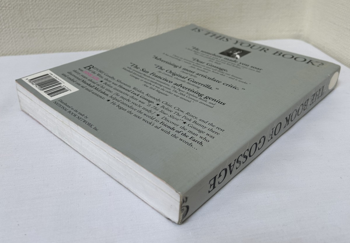 Book of Gossage by Howard L. Gossage (1995, Trade Paperback) [HM]