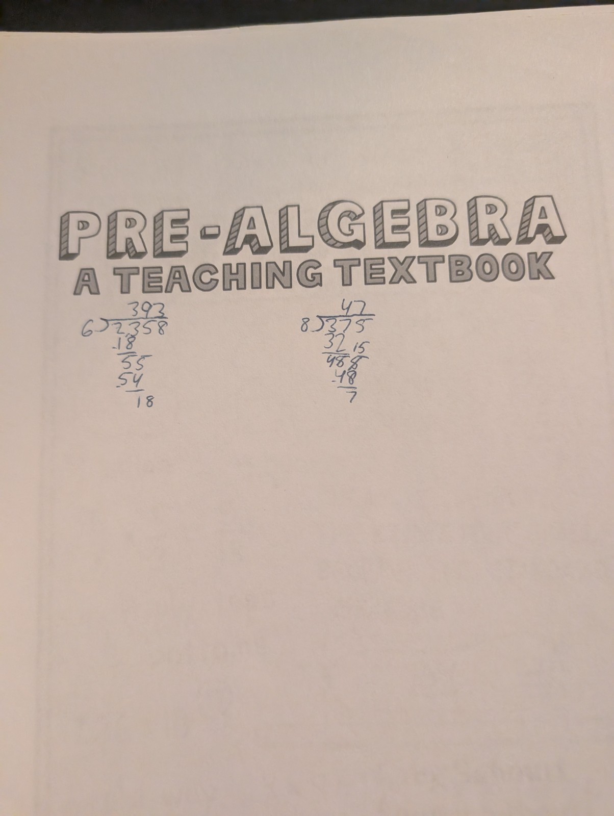 Pre-Algebra 2.0: Teaching Textbook (Spiral) + Answer Key & Test Bank