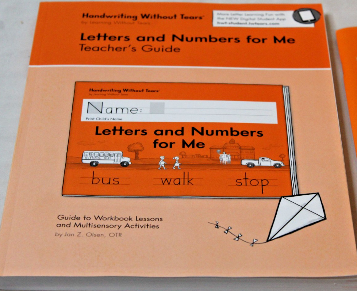 Handwriting Without Tears Letters & Number for Me Teacher & Student Book Set