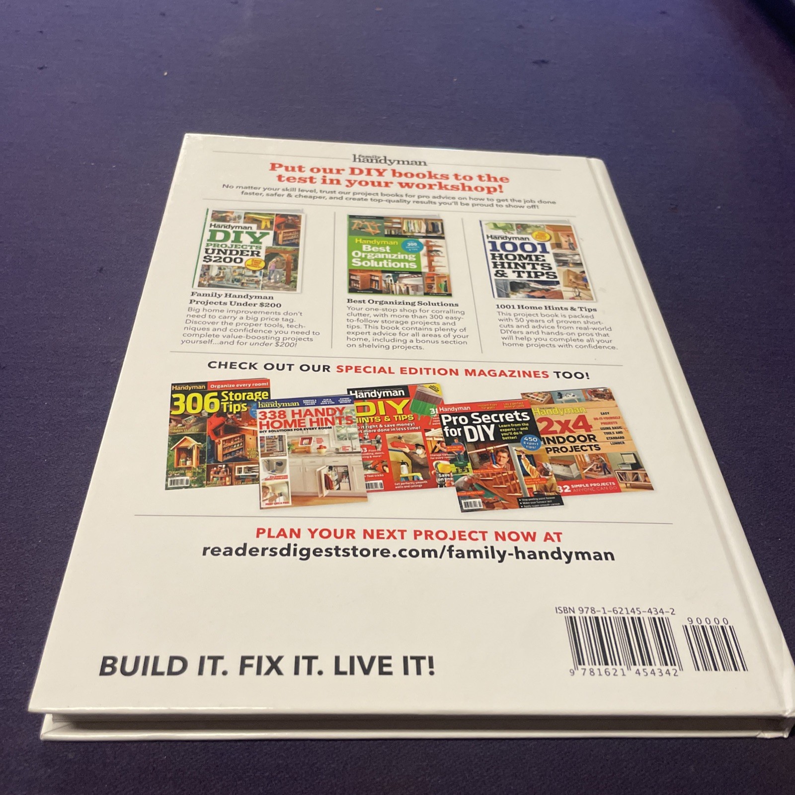 NEW BOOK – FAMILY HANDYMAN BEST TIPS and & PROJECTS 2019 (2019) – HARDCOVER BOOK