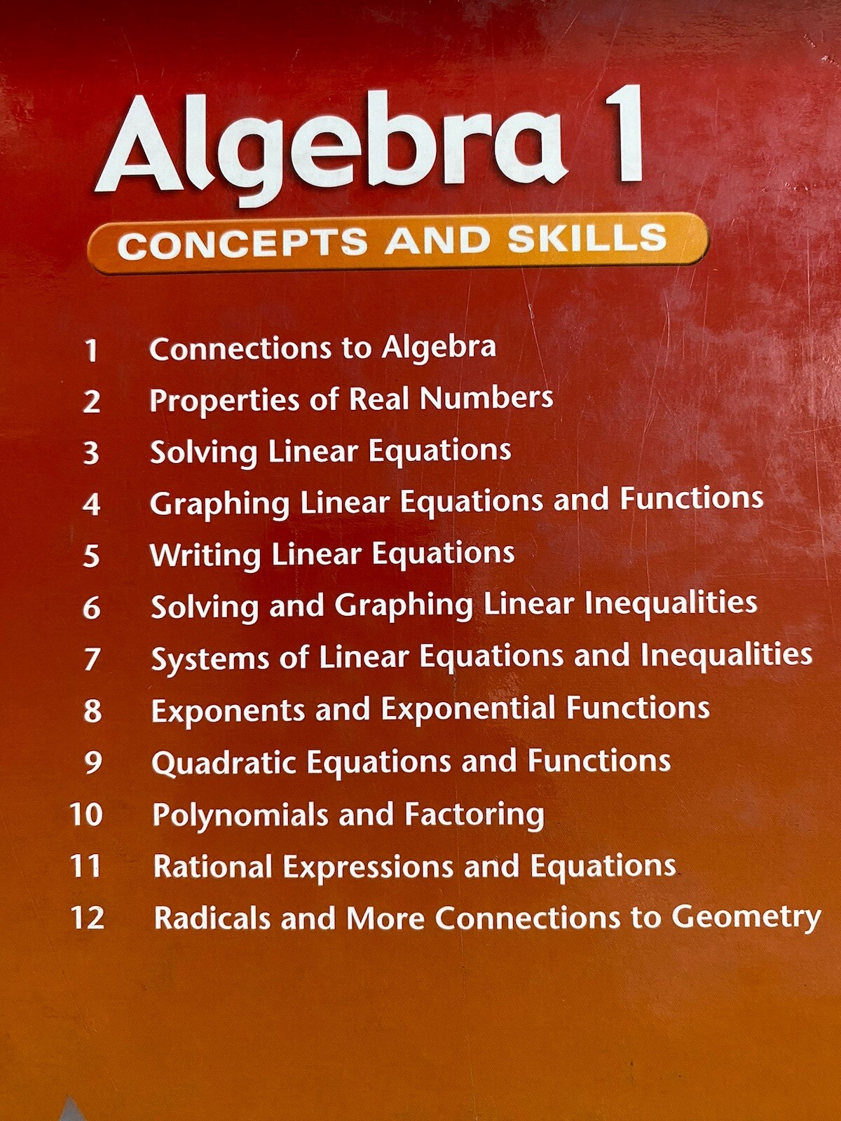 Holt McDougal Algebra 1 Concepts & Skills California Student Edition 2002 Math