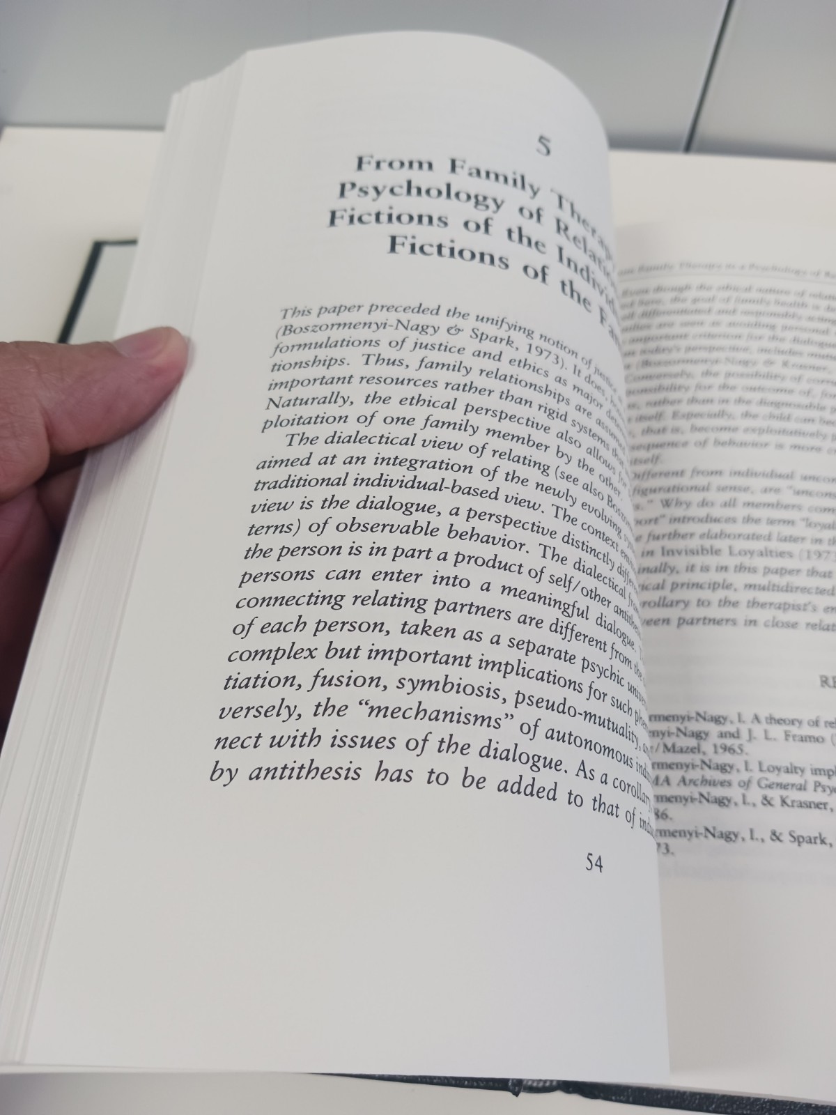 Foundations of Contextual Therapy Collected Papers Ivan Boszormenyi-Nagy HC 1987