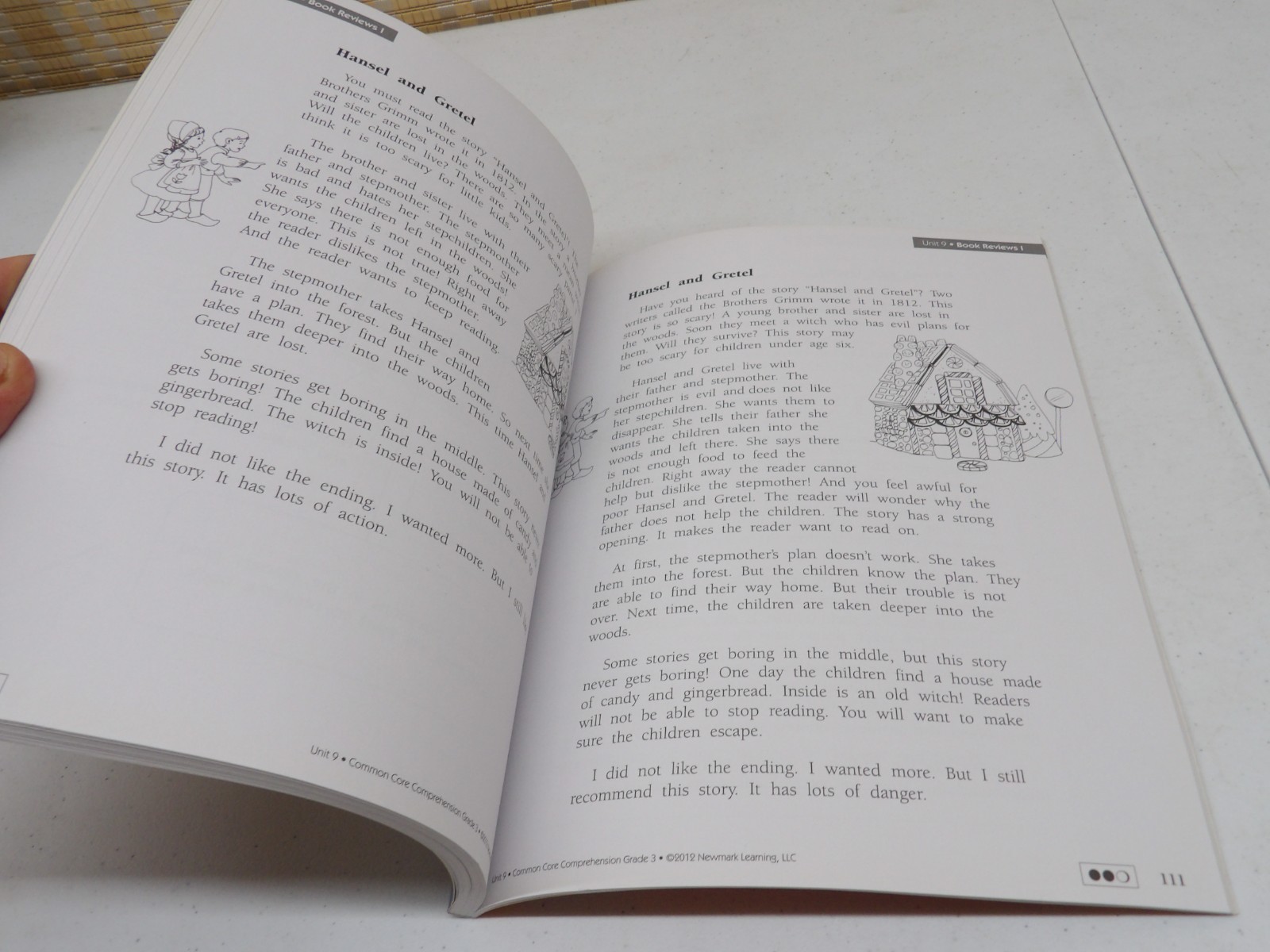 NEW – Newmark Learning Grade 3 Common Core Comprehension Aid