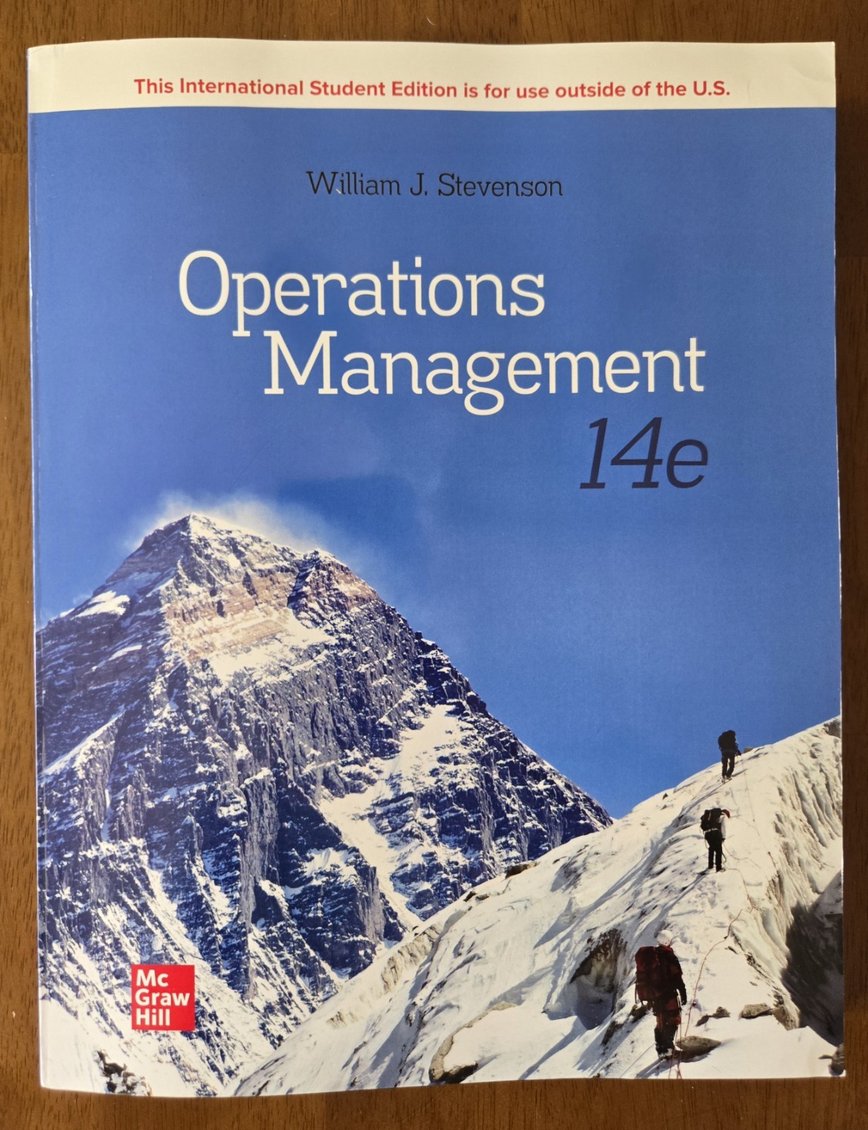 Operations Management Paperback – William J Stevenson – 14th Ed International Ed
