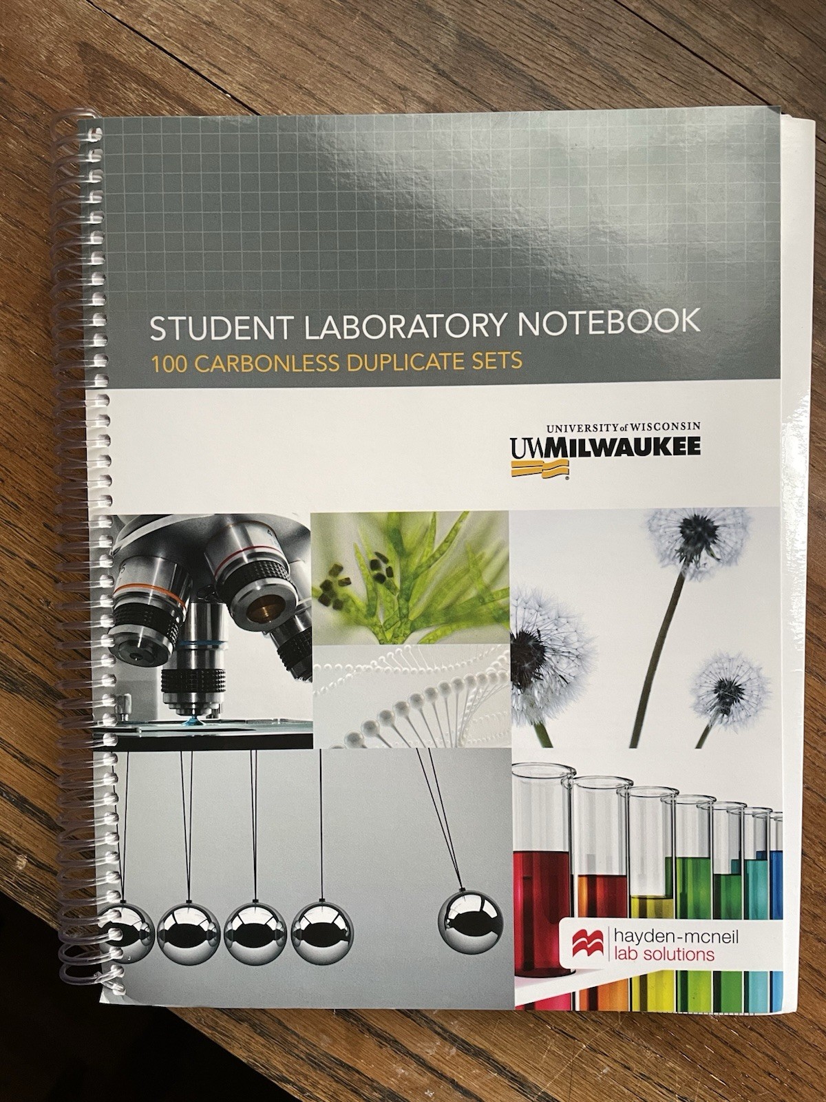 Hayden-McNeil Student Lab Notebook 100 Carbonless Duplicate Sets (“Wisconsin”)