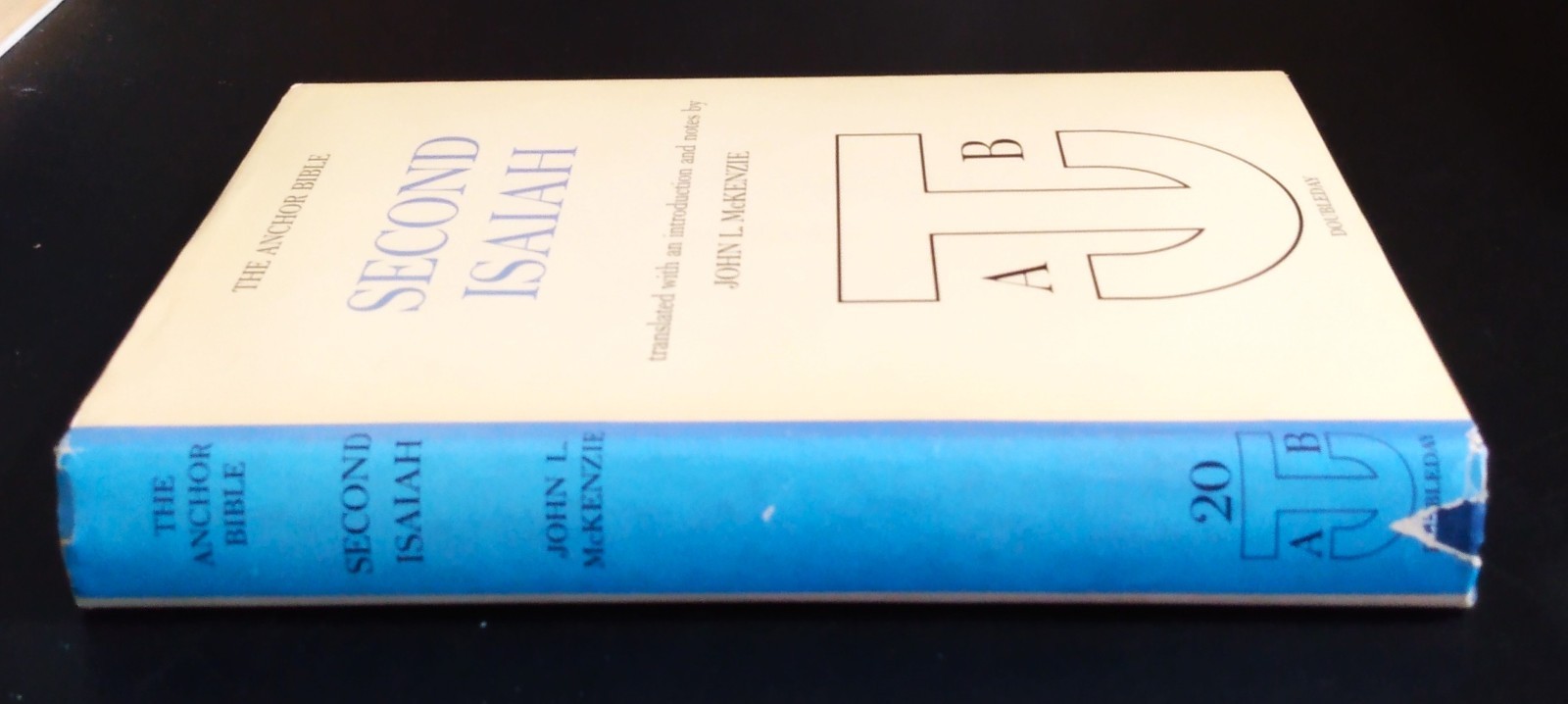 SECOND ISAIAH – John L. McKenzie (hc/dj) THE ANCHOR BIBLE (Volume 20) 1st Ed