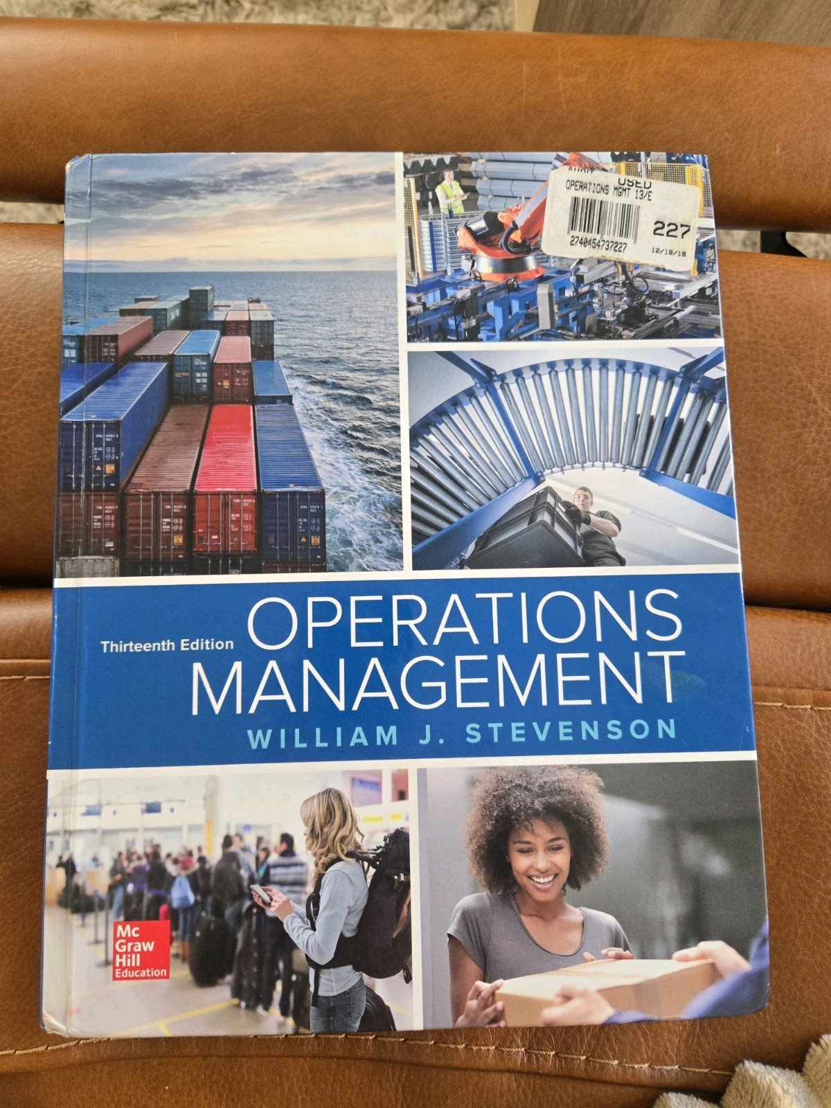 Operations Management by William J. Stevenson (2017, Hardcover)