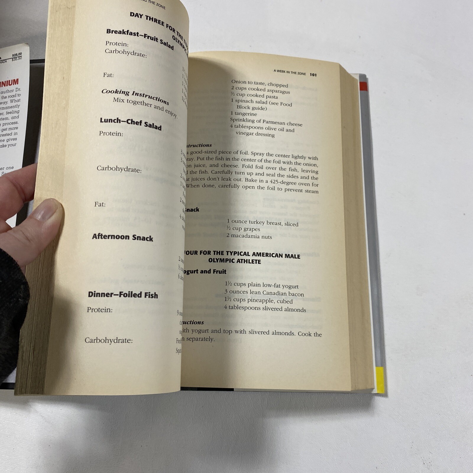 Mastering The Zone – Barry Sears (Dust Jacket, 1997, 1st Edition)
