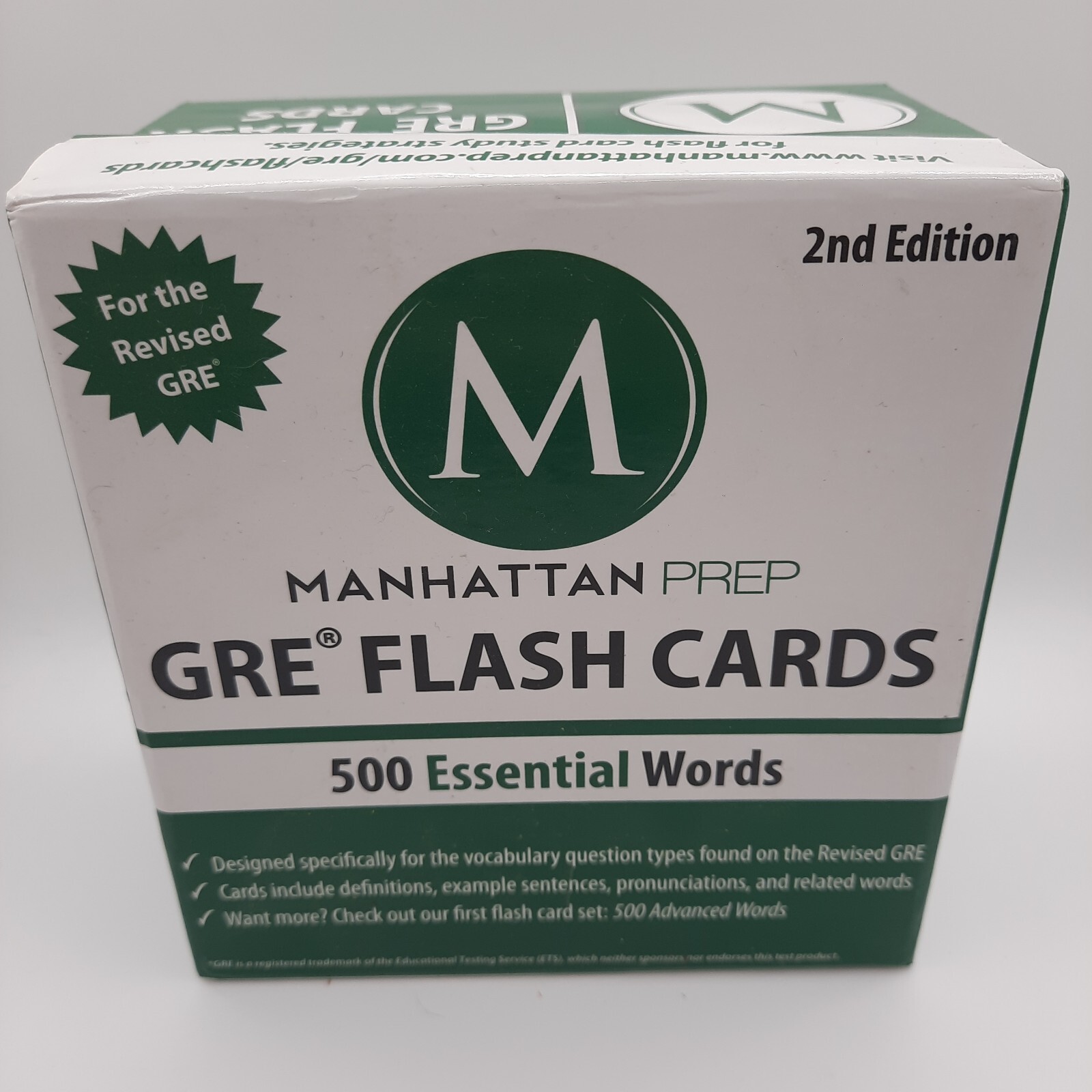 Manhattan Prep GRE Strategy Guides: 500 Essential Words Vocabulary Flash Cards