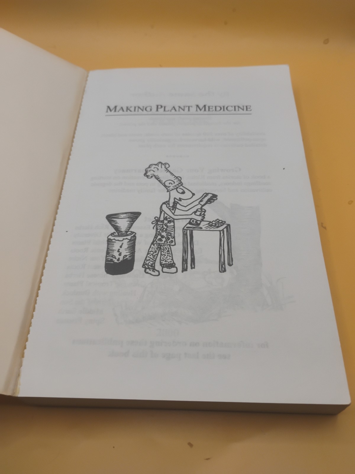 Cech, Richo MAKING PLANT MEDICINE Herbal Formulary Herbalism Book