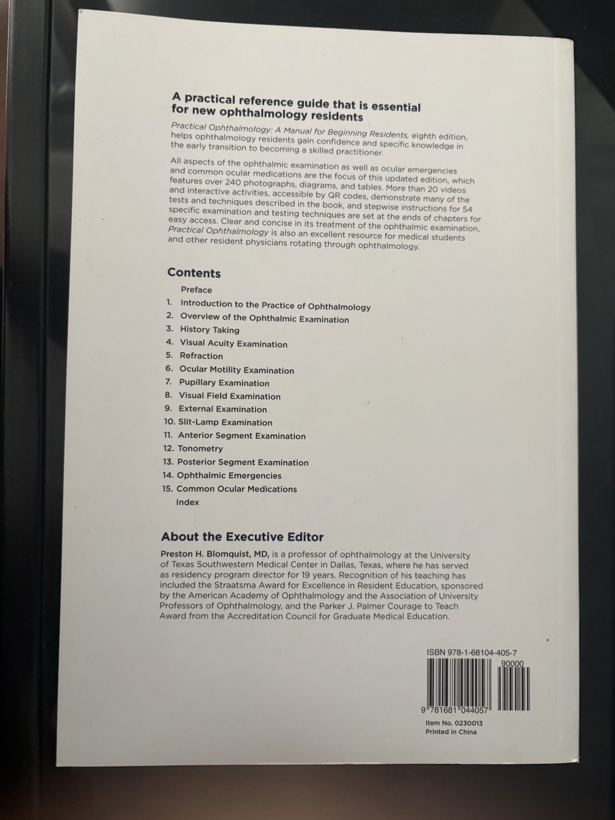 Practical Ophthalmology: A Manual for Beginning Residents 8th Edition