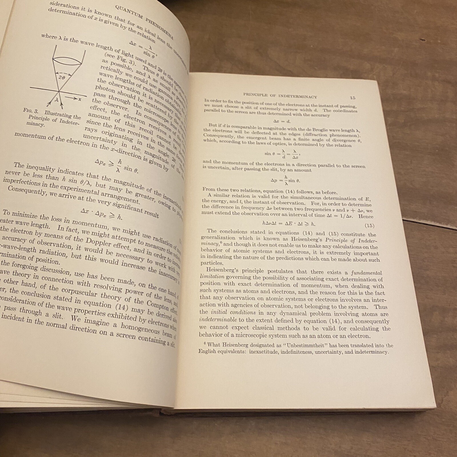 The Elements of Quantum Mechanics by Saul Dushman, John Wiley & Sons, 1938