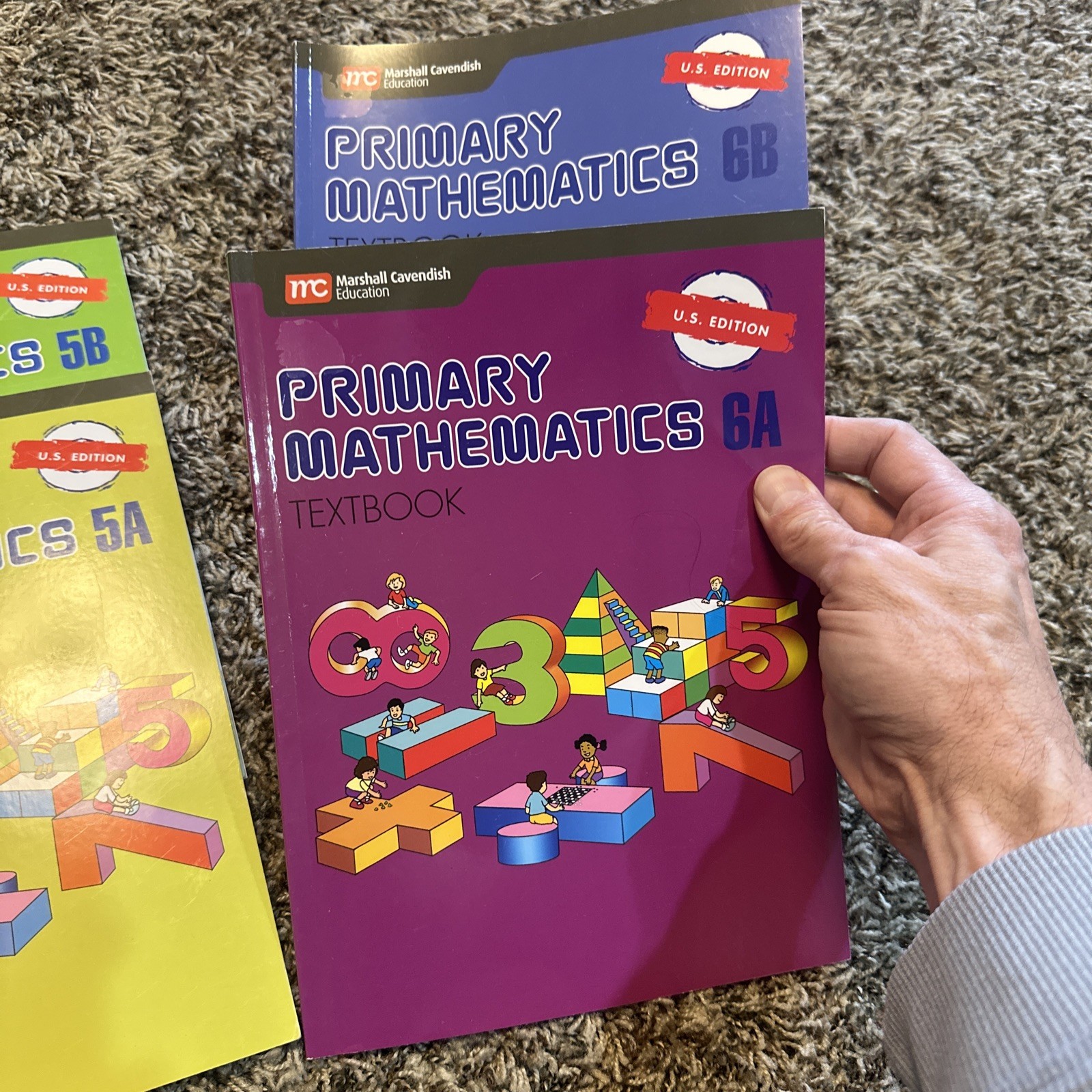 Primary Mathematics 3a 3b 4a 5a 5b 6a 6b Textbooks by Singapore