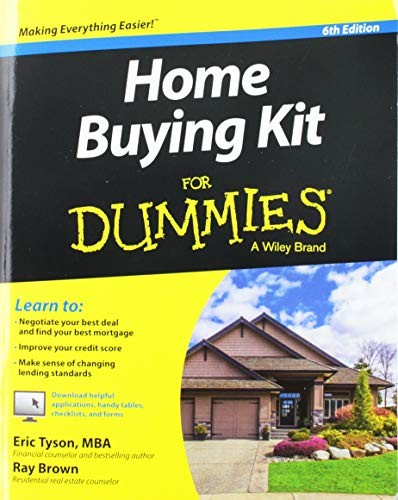HOME BUYING KIT FD 6E (FOR DUMMIES) By Eric Tyson & Ray Brown **Excellent**