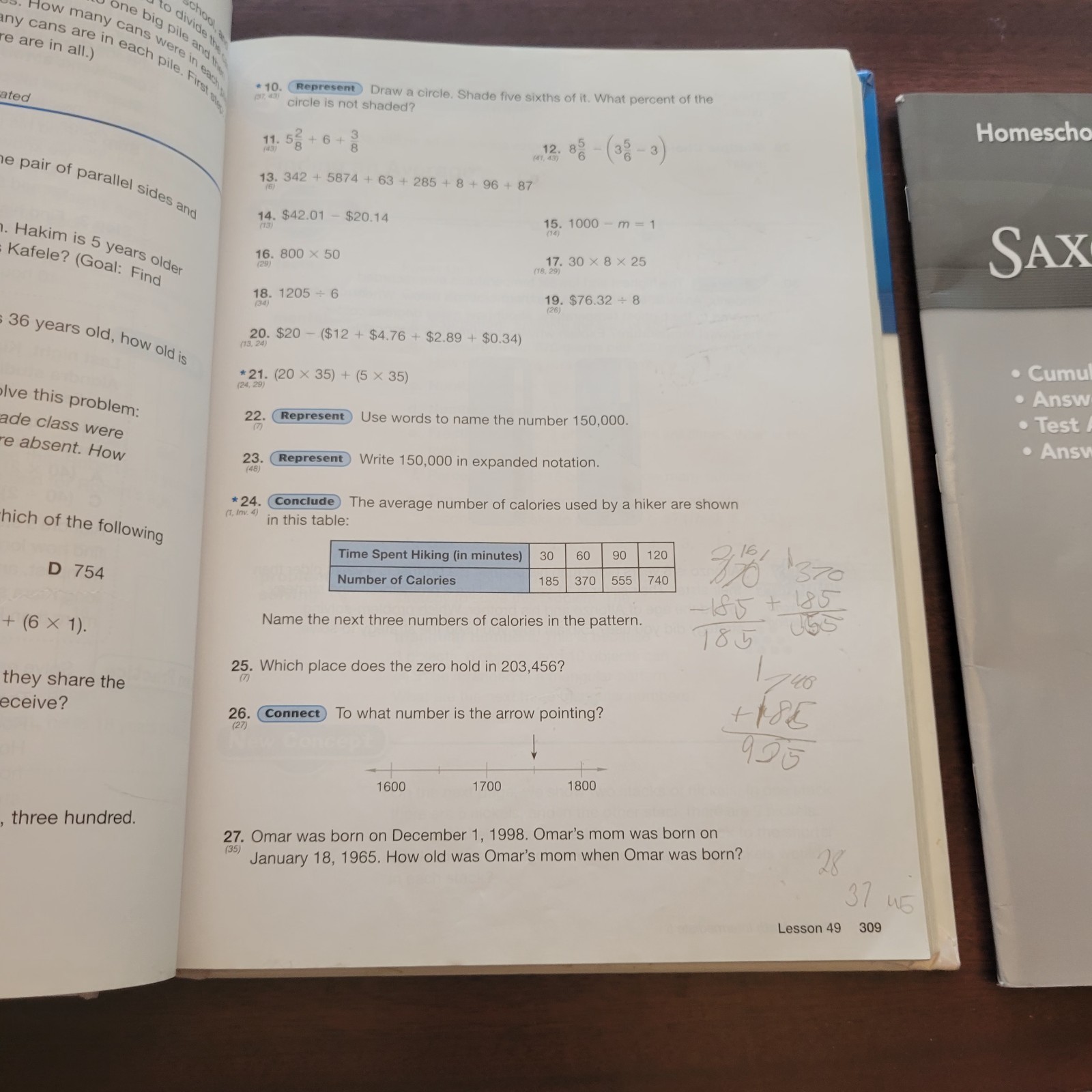 Saxon Math Intermediate 5 Teacher & Student Books